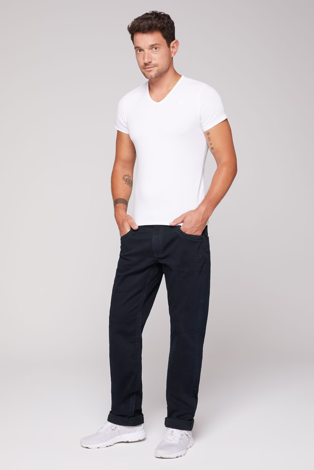 CAMP DAVID Jeans 'CO:NO' bleumarin - Pled.ro