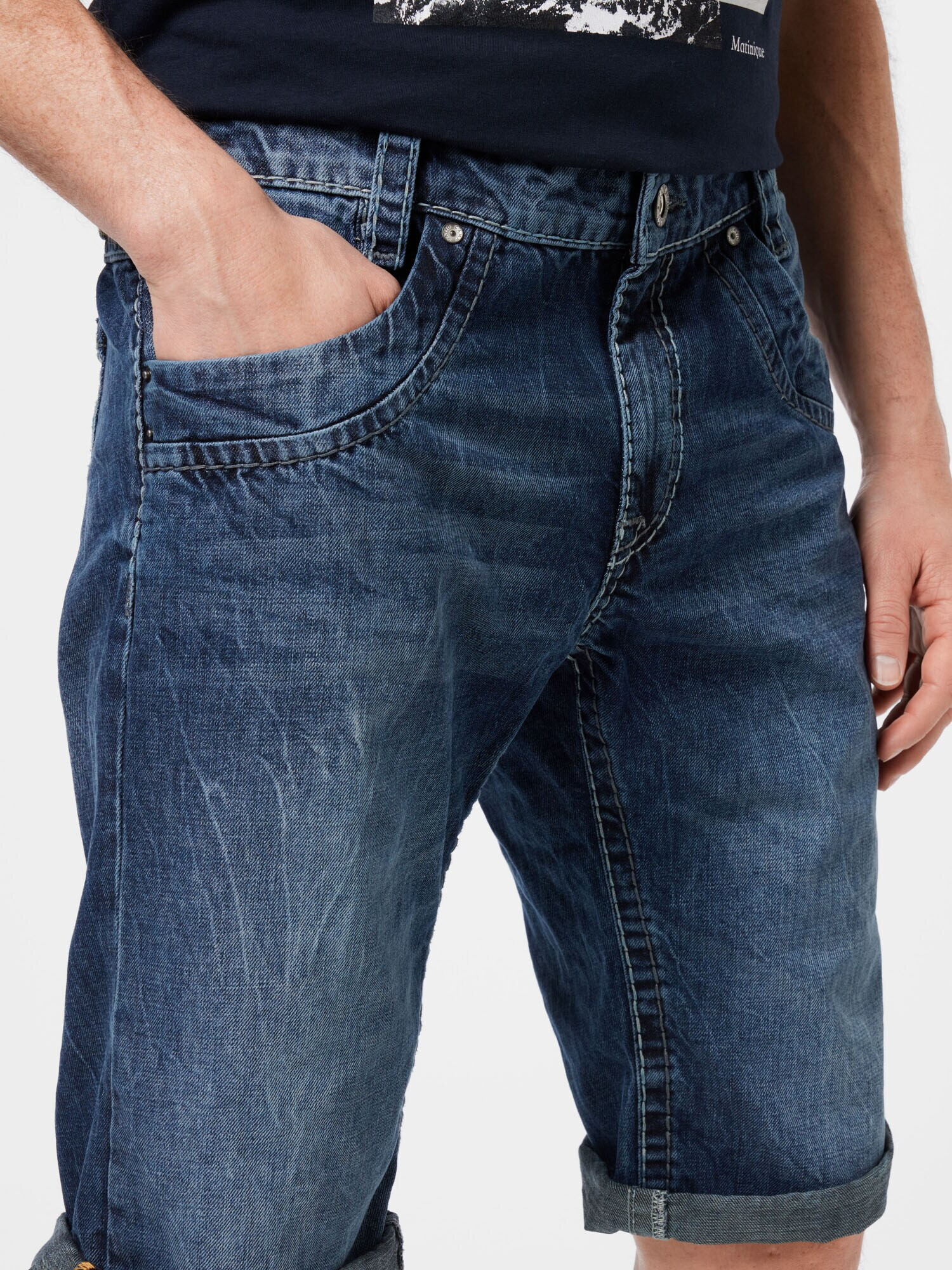 CAMP DAVID Jeans albastru denim - Pled.ro