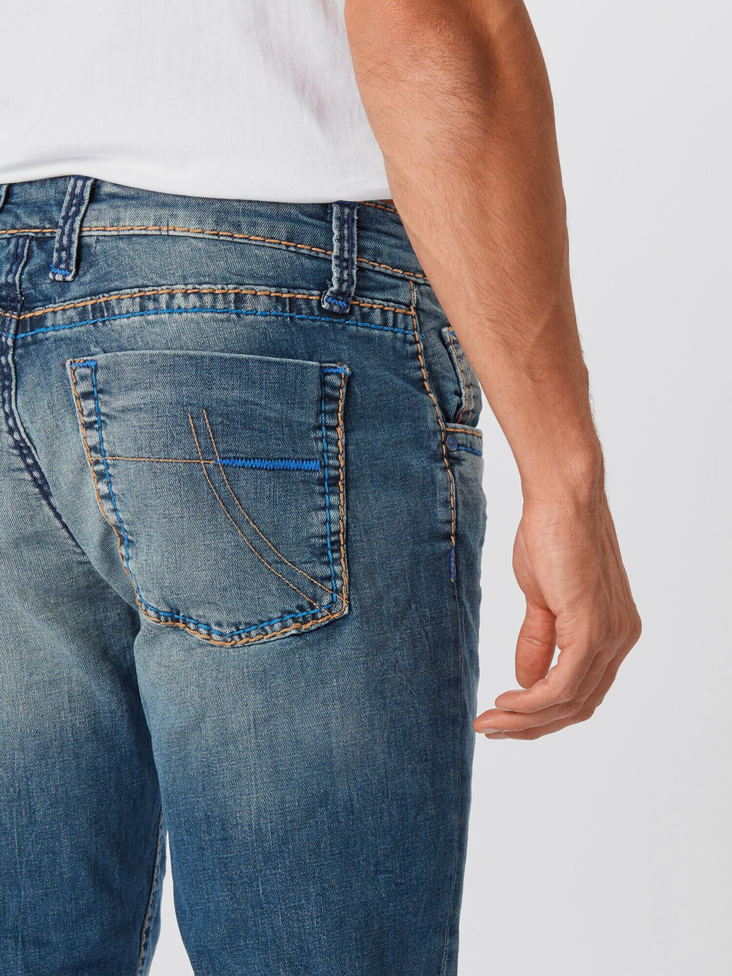 CAMP DAVID Jeans 'Nico' albastru denim - Pled.ro