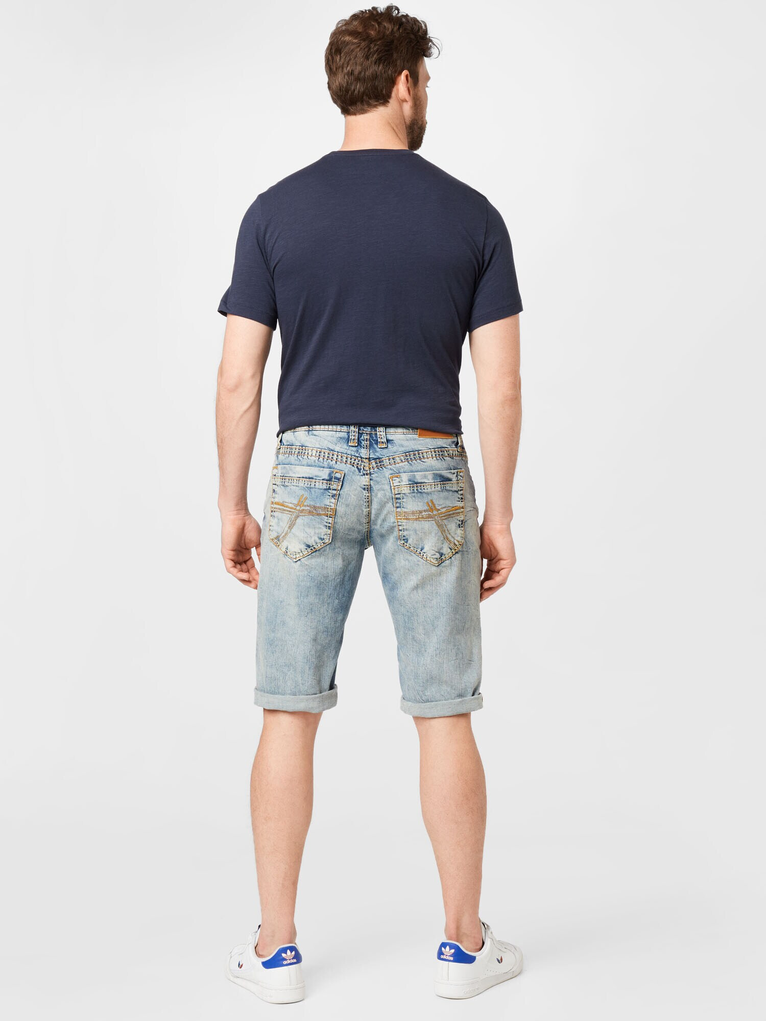 CAMP DAVID Jeans albastru deschis - Pled.ro