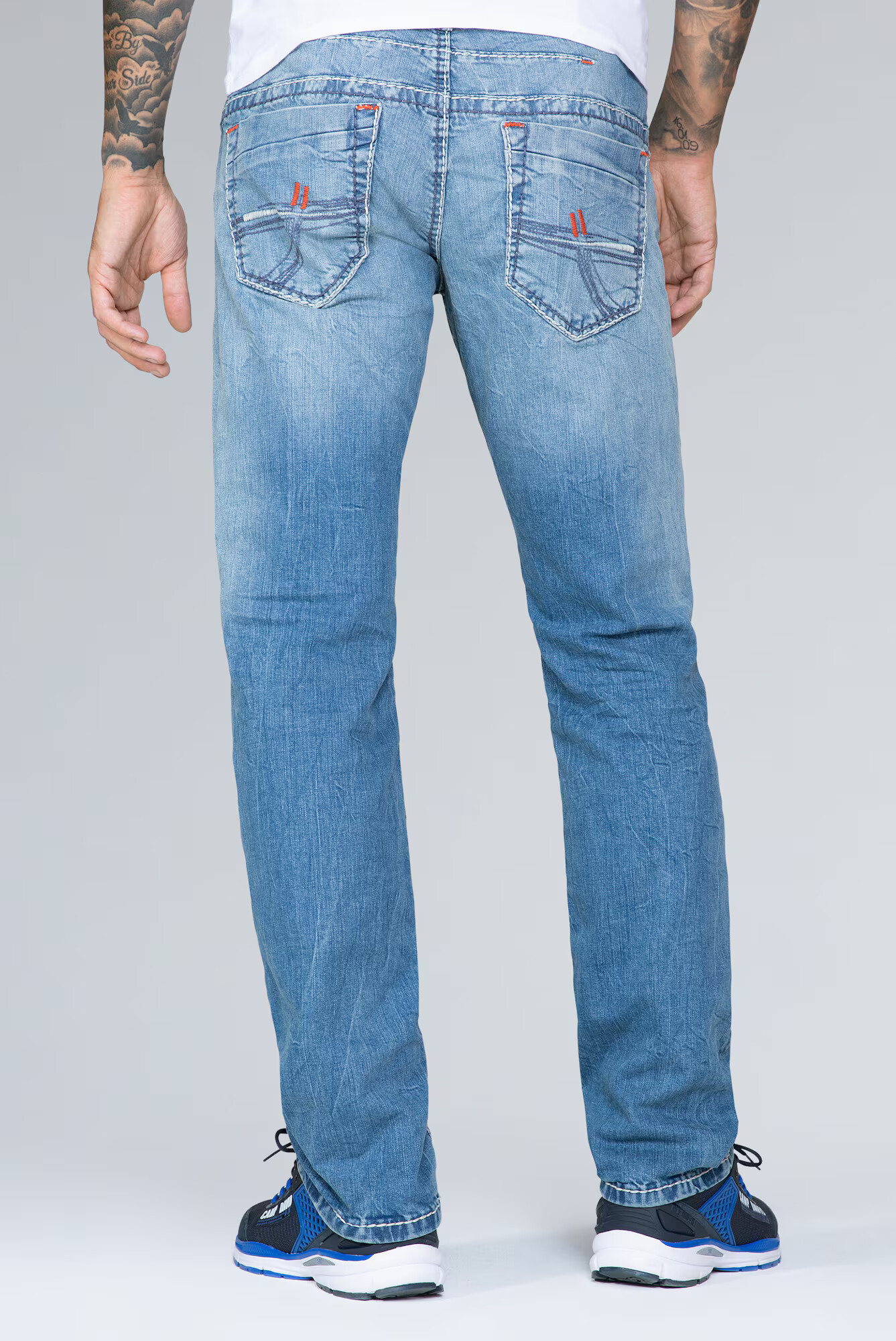 CAMP DAVID Jeans albastru denim - Pled.ro