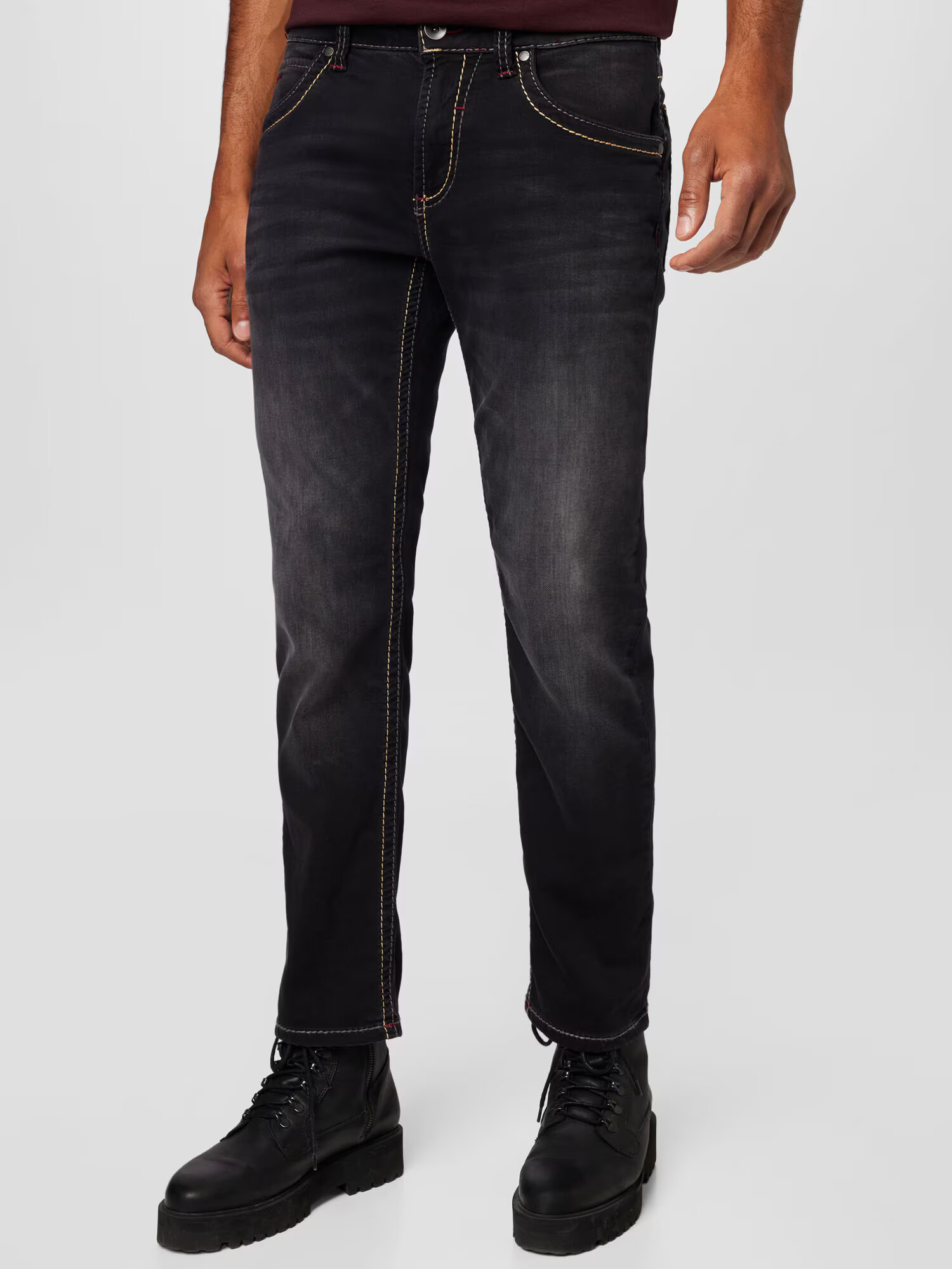 CAMP DAVID Jeans 'Nico' negru denim - Pled.ro