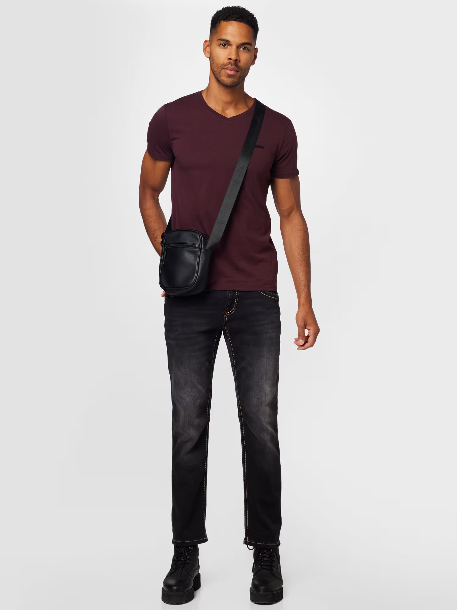 CAMP DAVID Jeans 'Nico' negru denim - Pled.ro