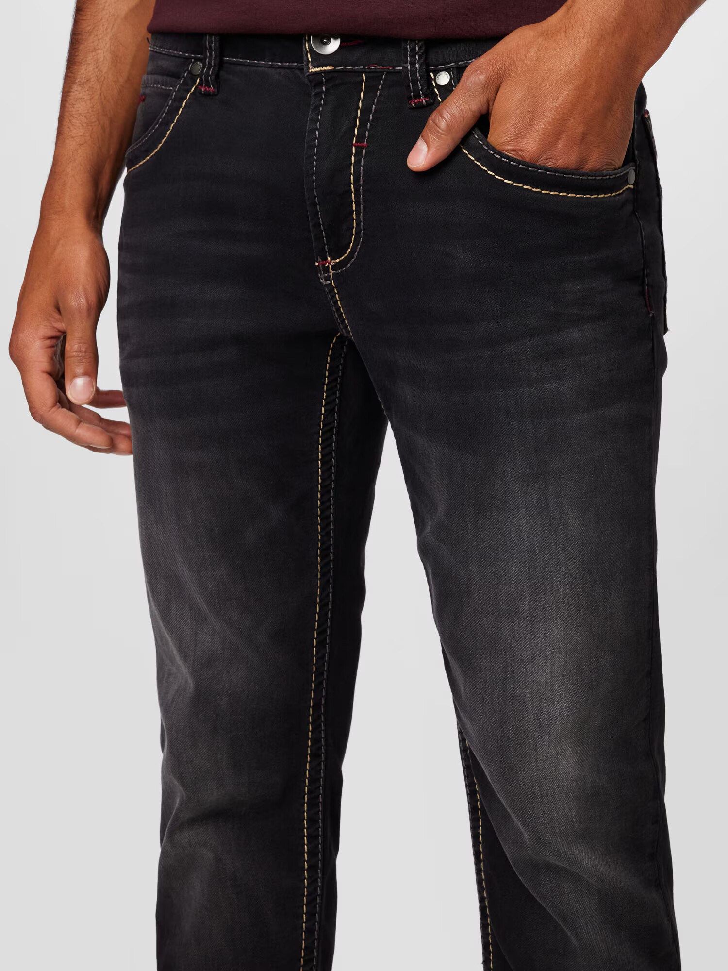 CAMP DAVID Jeans 'Nico' negru denim - Pled.ro