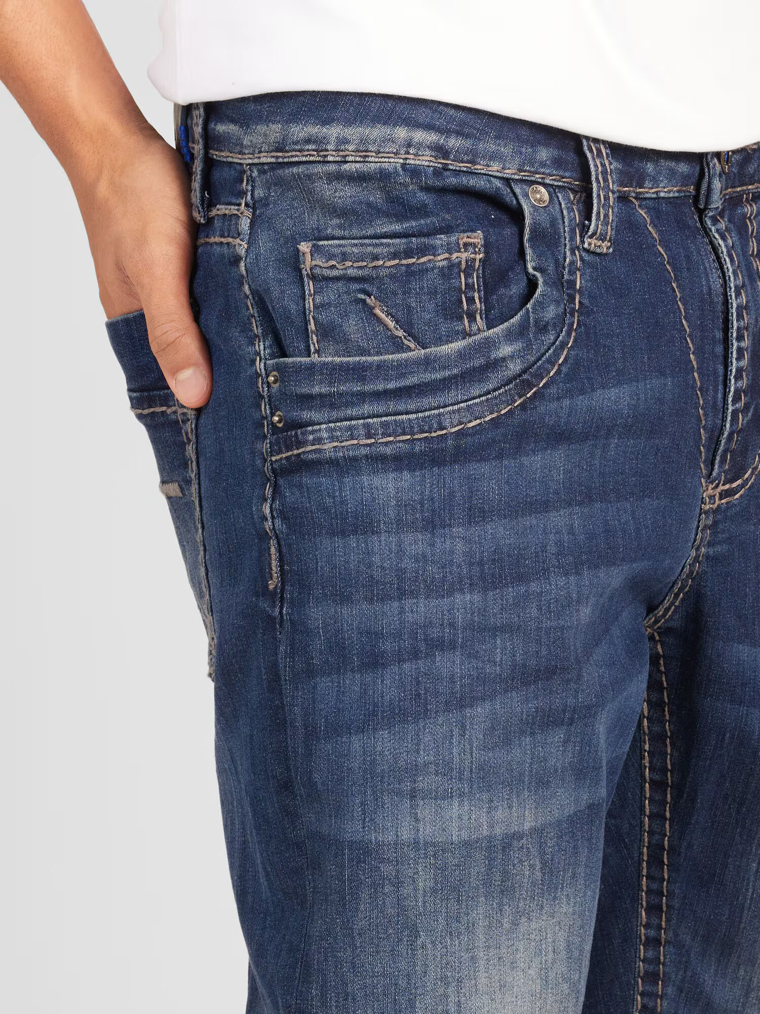 CAMP DAVID Jeans 'NI:CK' albastru denim - Pled.ro