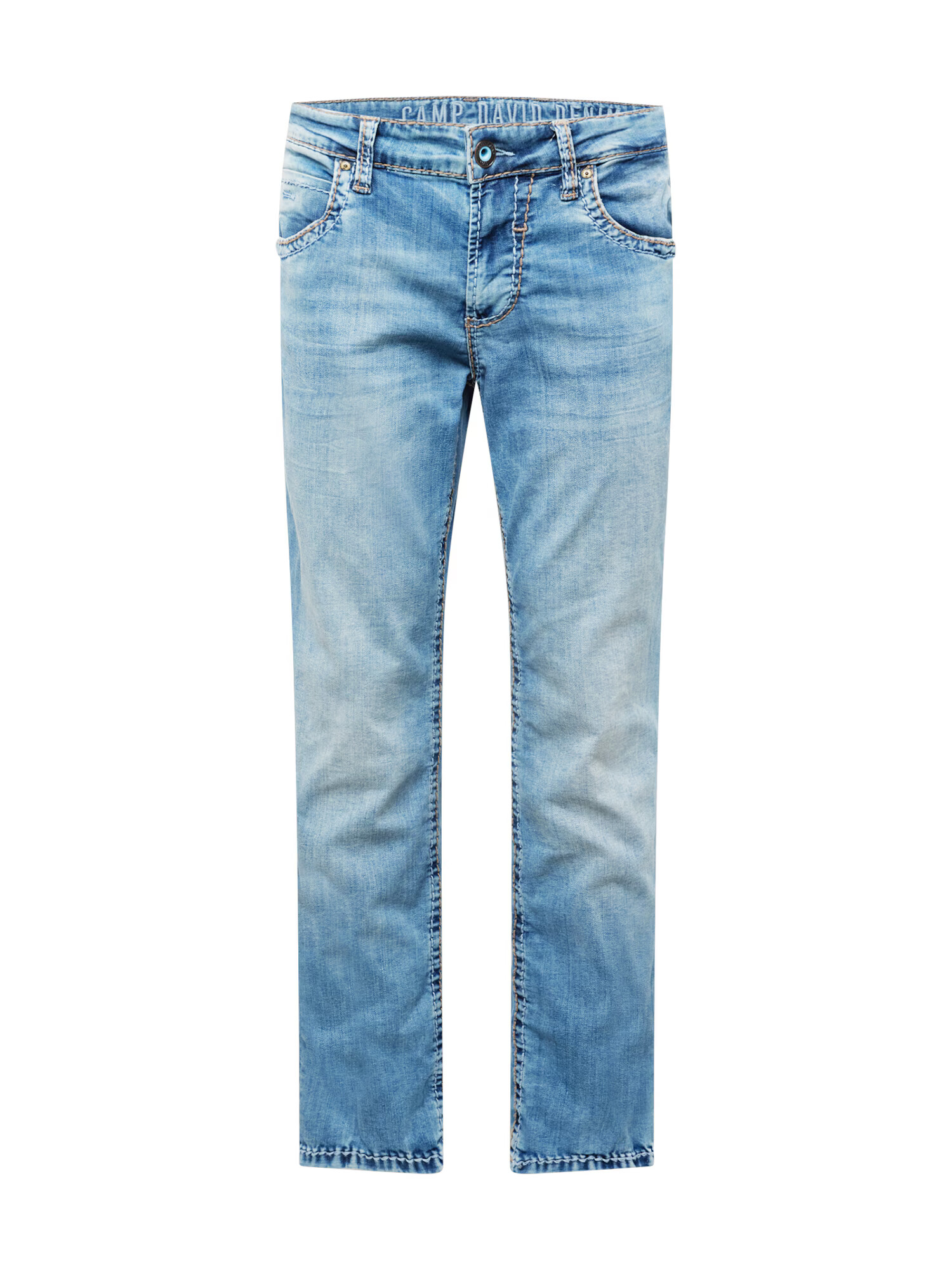 CAMP DAVID Jeans 'NI:CO' albastru deschis - Pled.ro