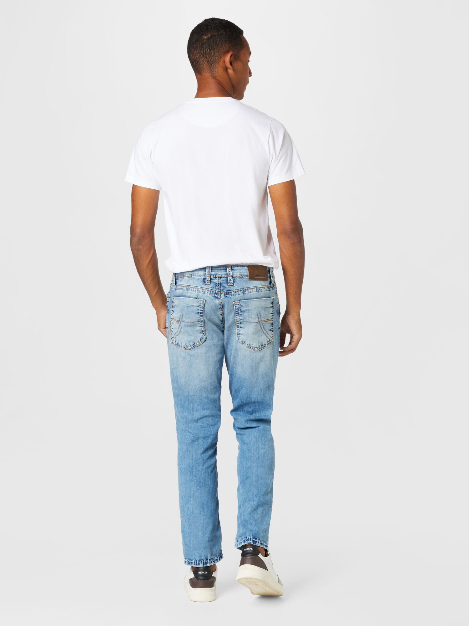 CAMP DAVID Jeans 'NI:CO' albastru deschis - Pled.ro