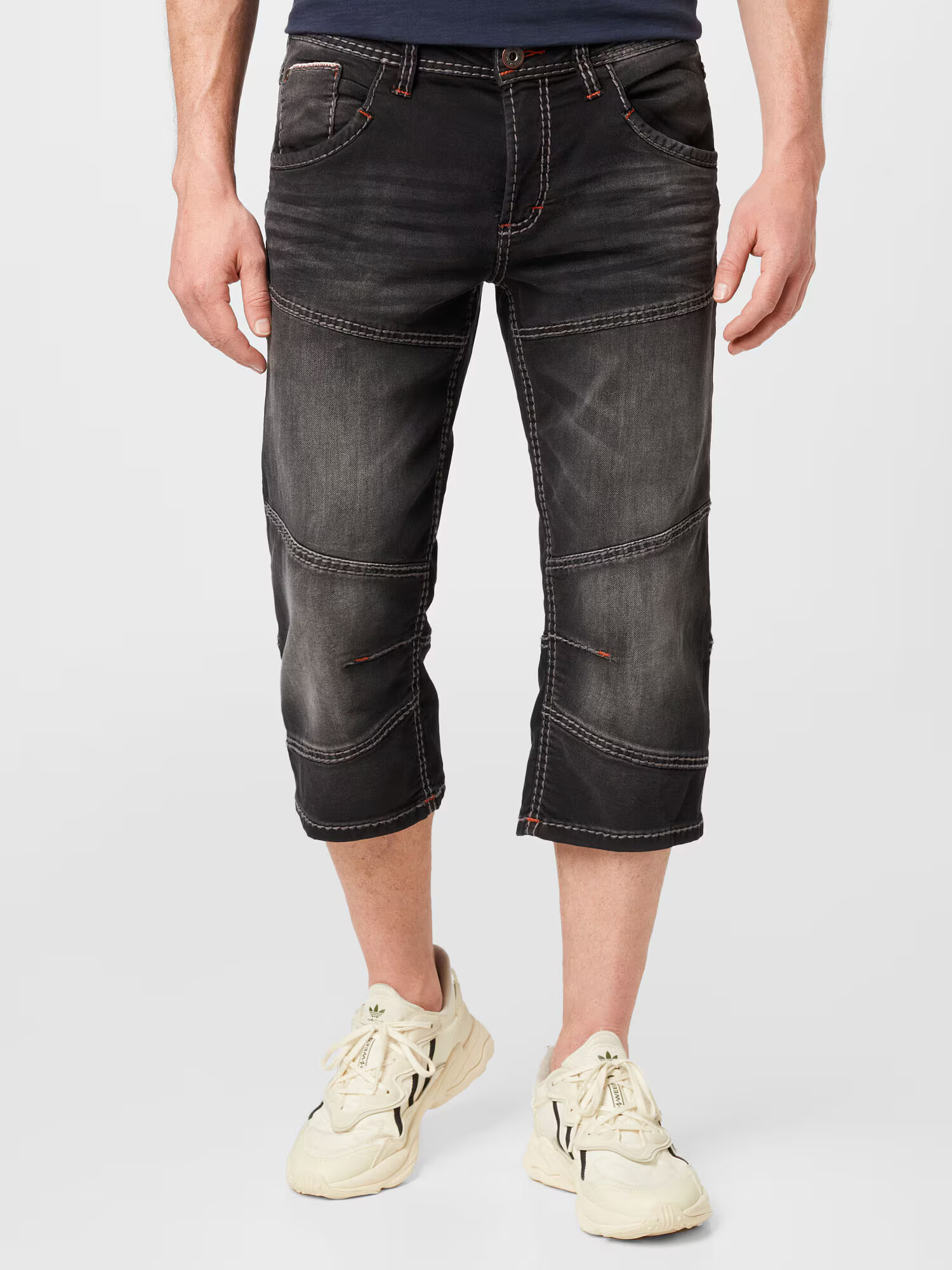 CAMP DAVID Jeans portocaliu / negru denim - Pled.ro