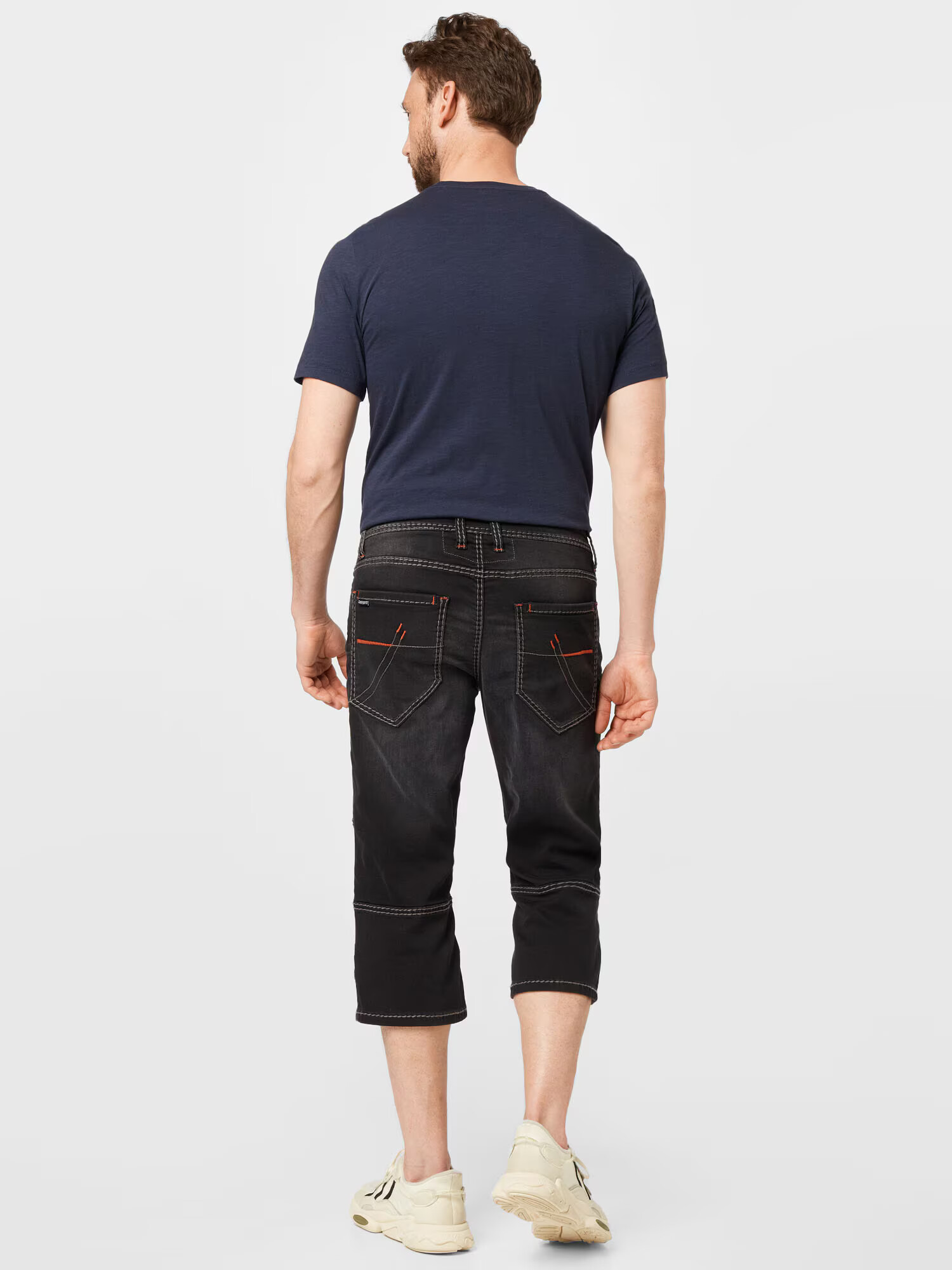 CAMP DAVID Jeans portocaliu / negru denim - Pled.ro