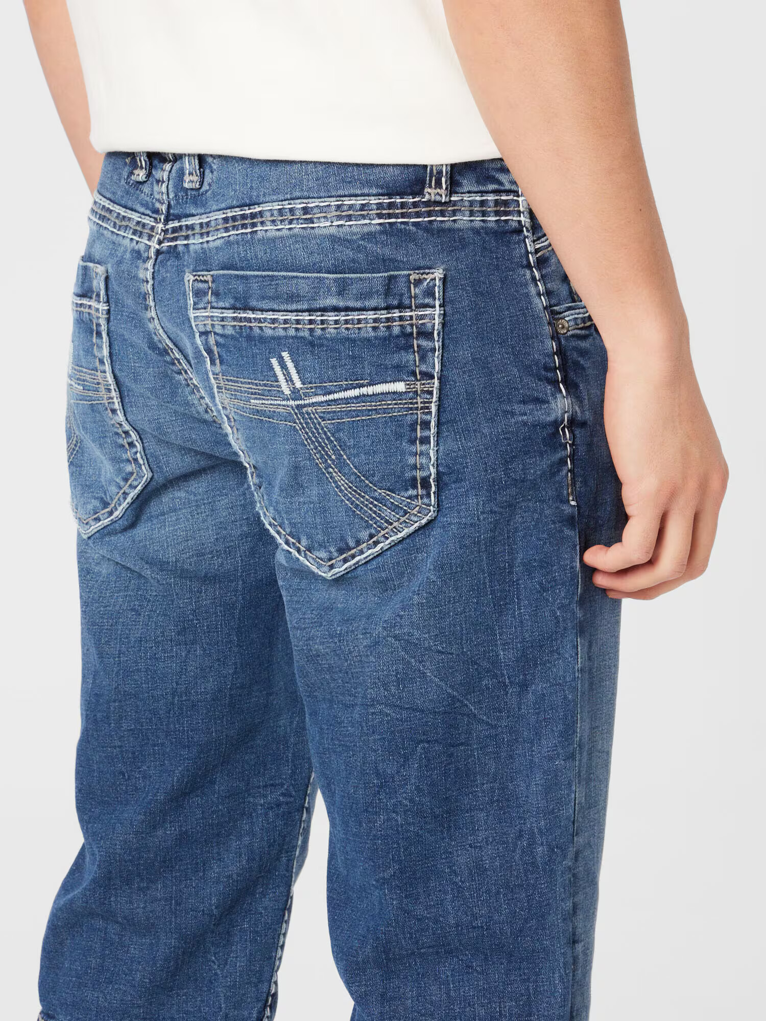 CAMP DAVID Jeans 'RO:BI' albastru denim - Pled.ro