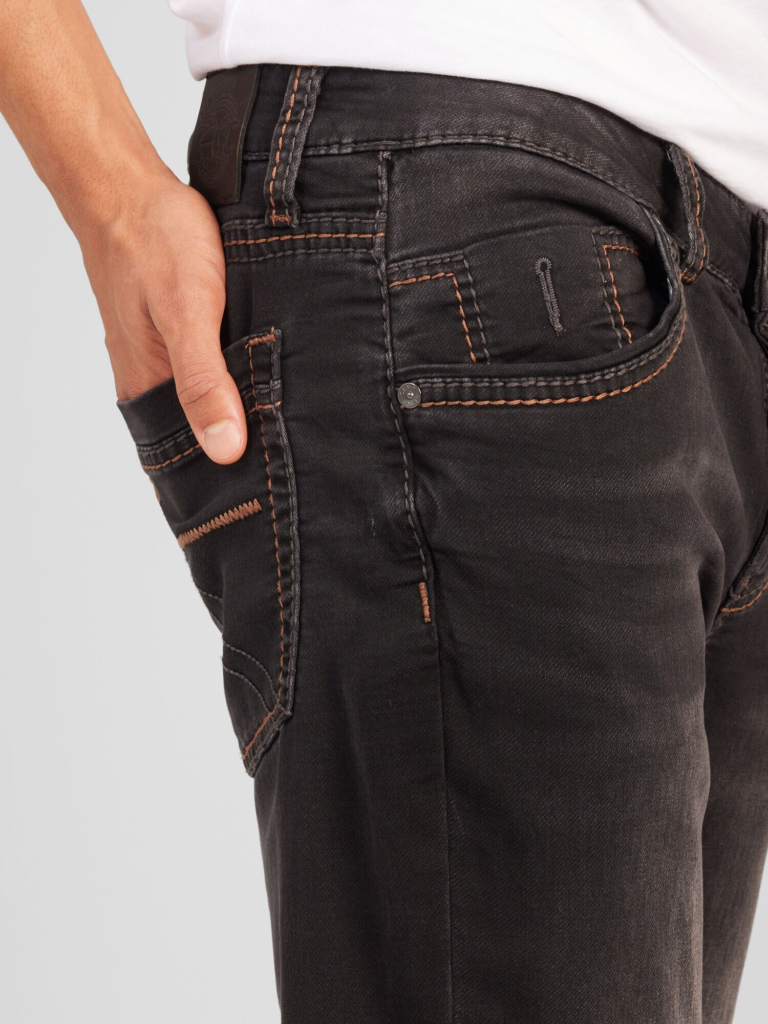 CAMP DAVID Jeans 'RO:BI' negru denim - Pled.ro