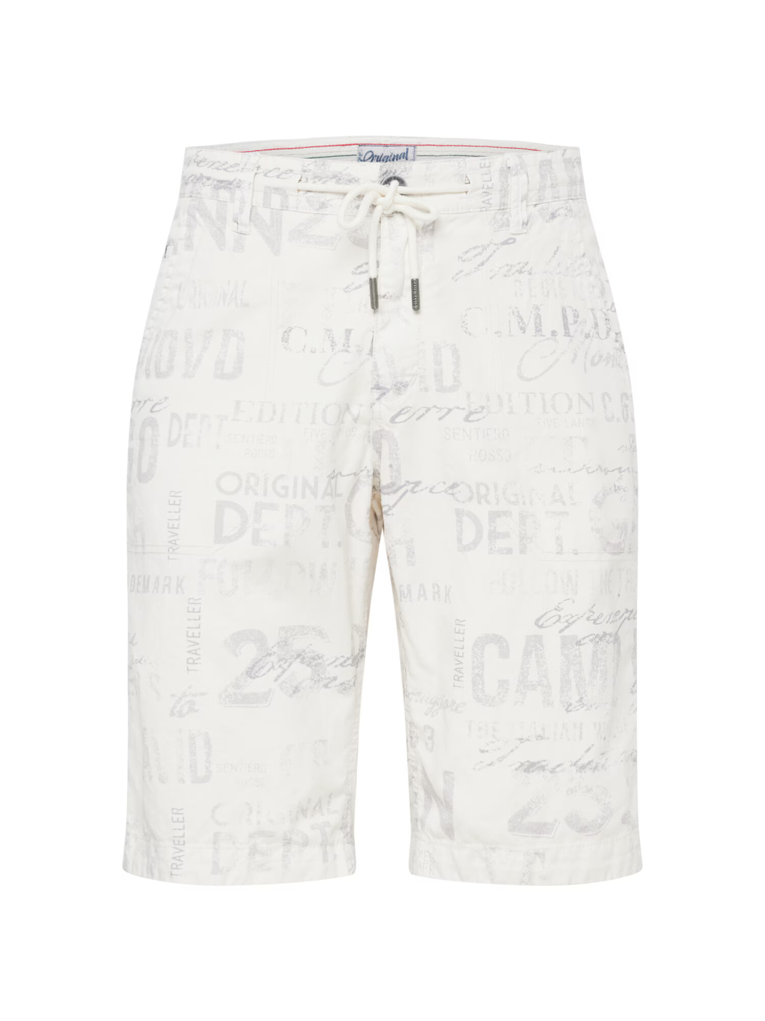 CAMP DAVID Pantaloni crem / gri deschis - Pled.ro