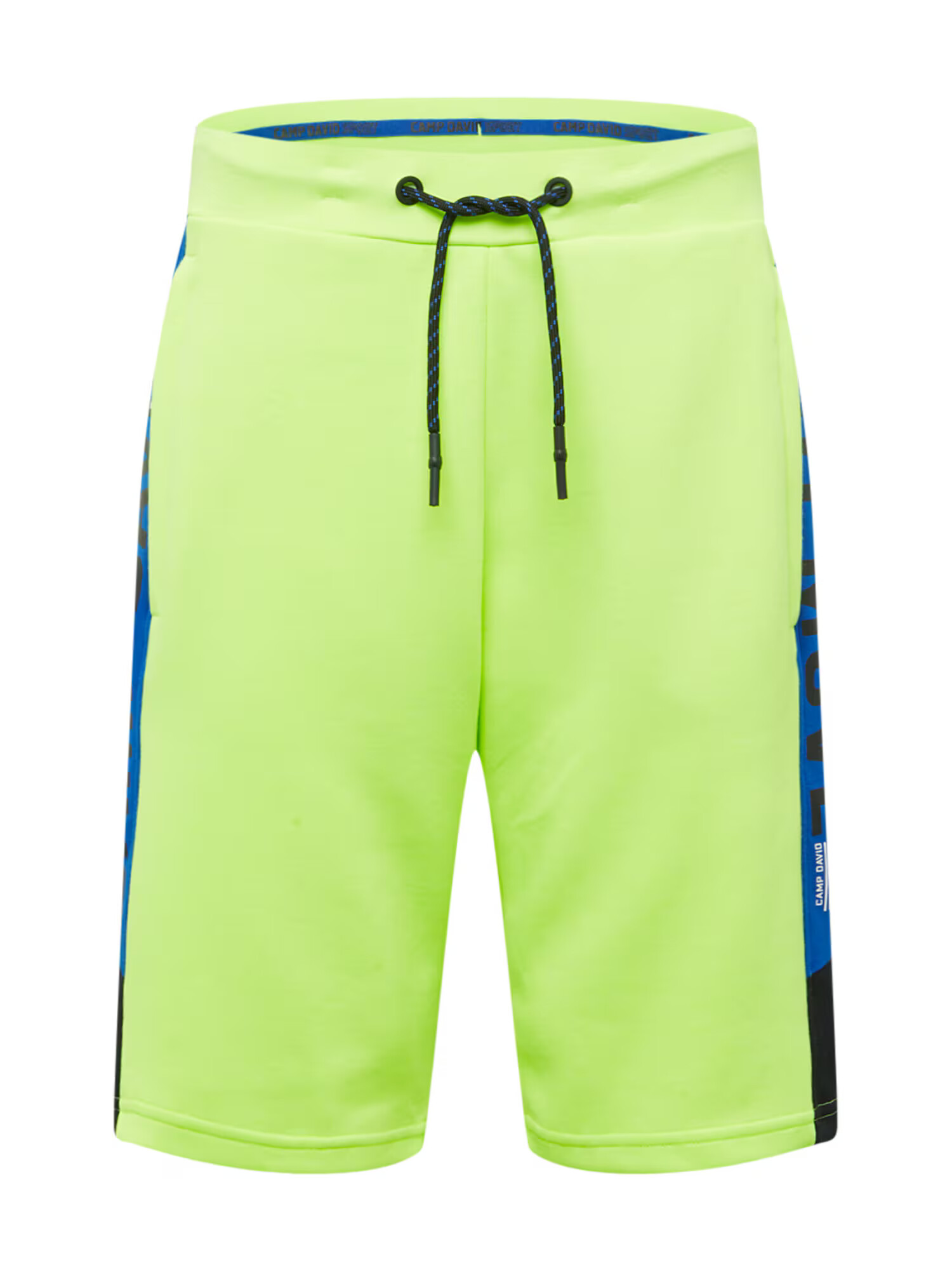 CAMP DAVID Pantaloni albastru regal / galben neon / negru / alb - Pled.ro