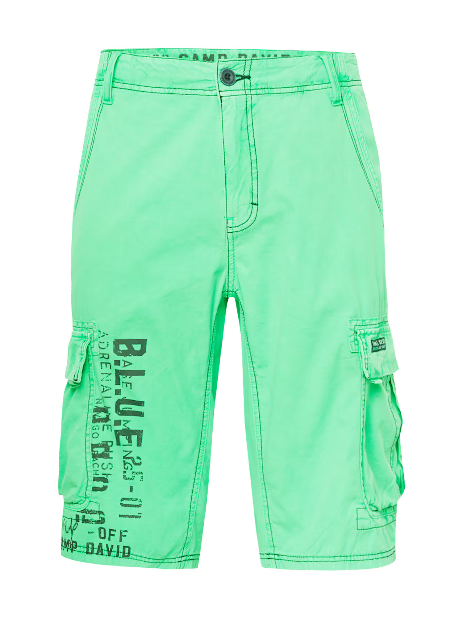 CAMP DAVID Pantaloni cu buzunare bleumarin / verde jad - Pled.ro