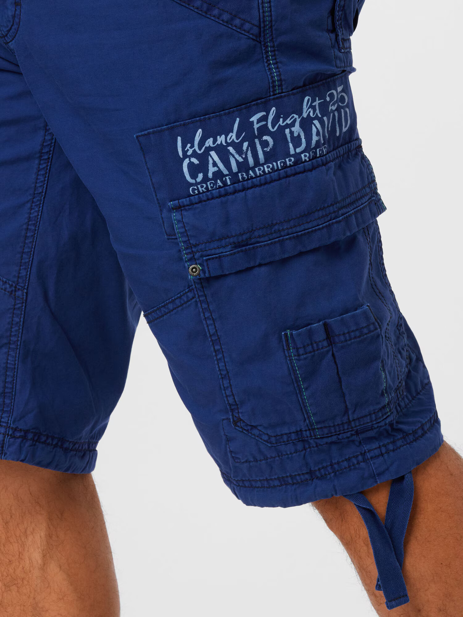 CAMP DAVID Pantaloni cu buzunare safir - Pled.ro