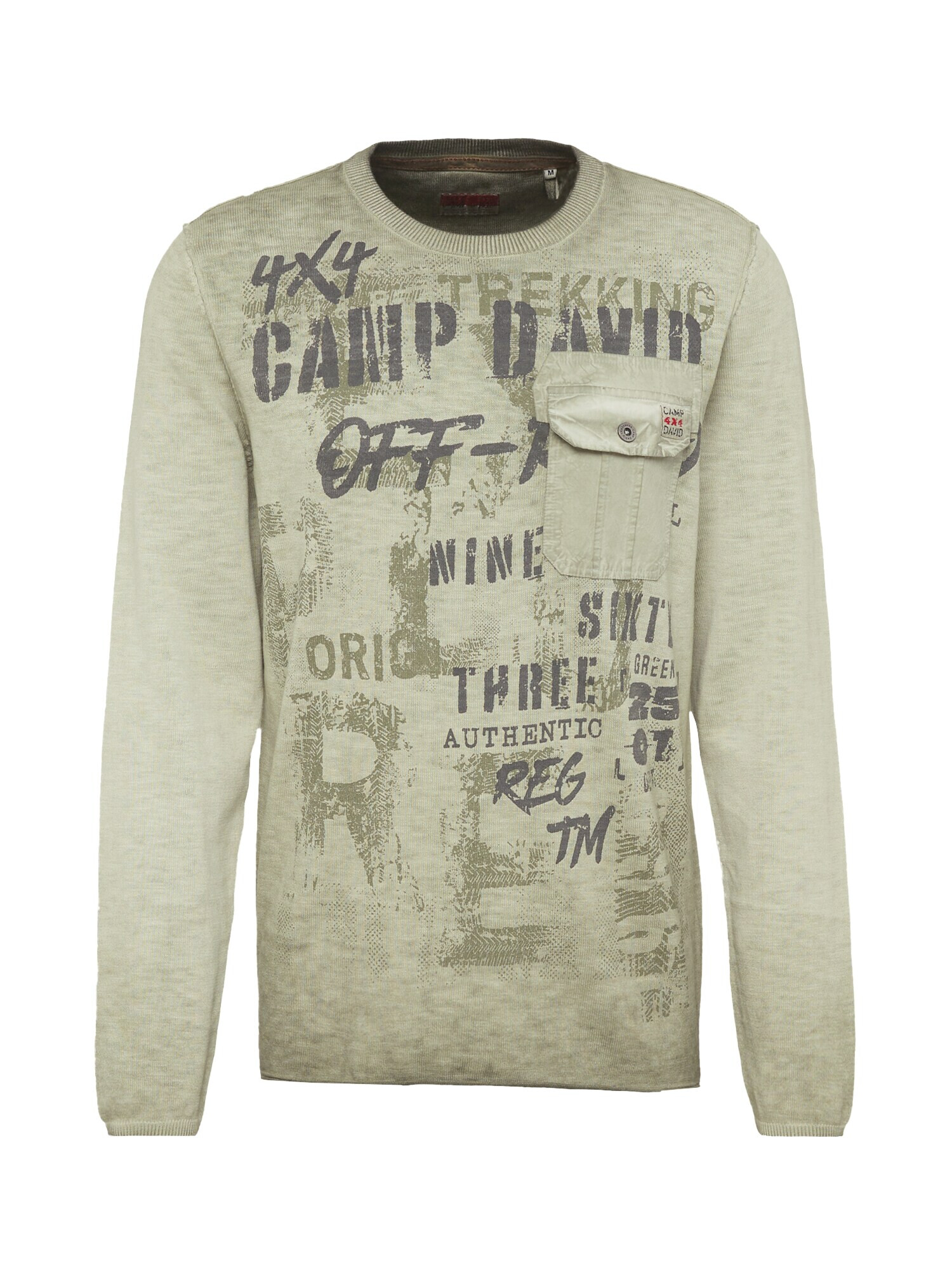 CAMP DAVID Pulover kaki / oliv / negru - Pled.ro