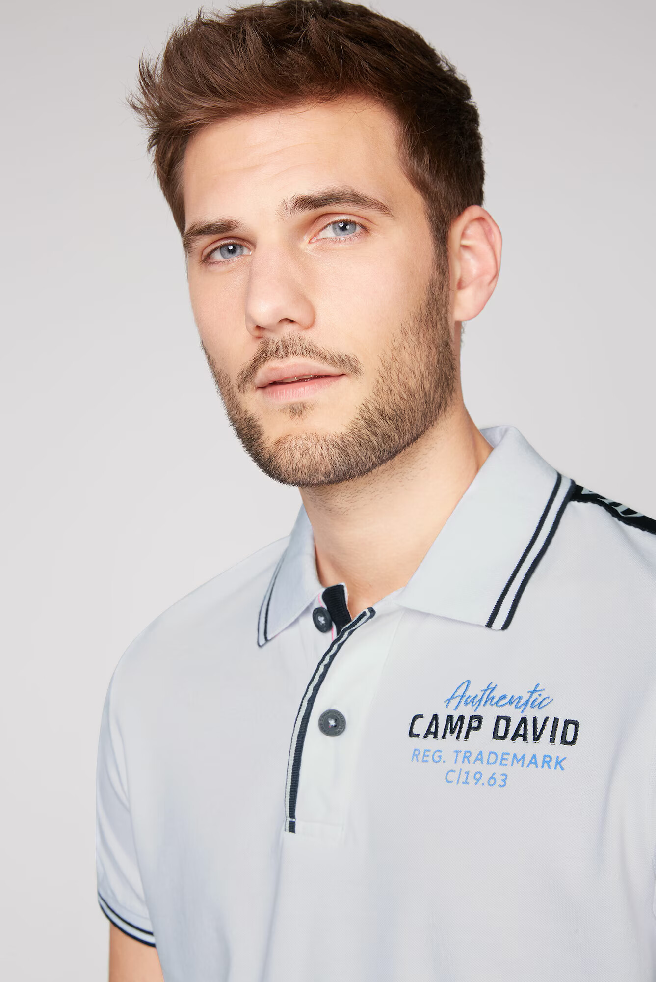 CAMP DAVID Tricou alb - Pled.ro