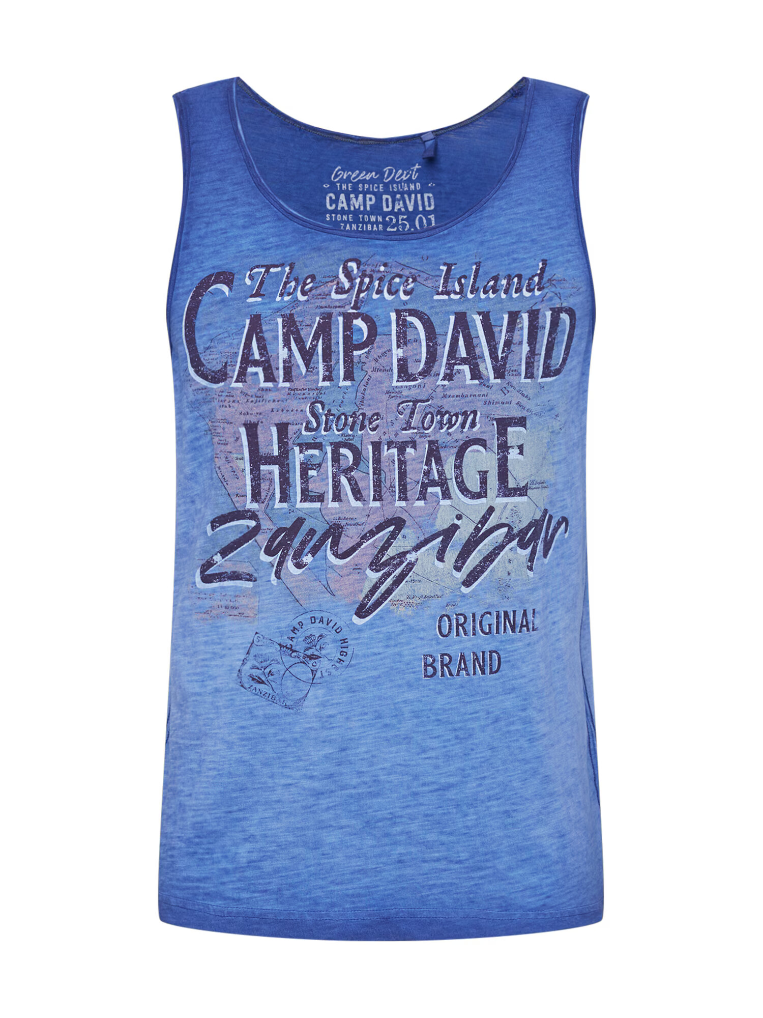 CAMP DAVID Tricou albastru / bleumarin / albastru deschis / albastru violet - Pled.ro