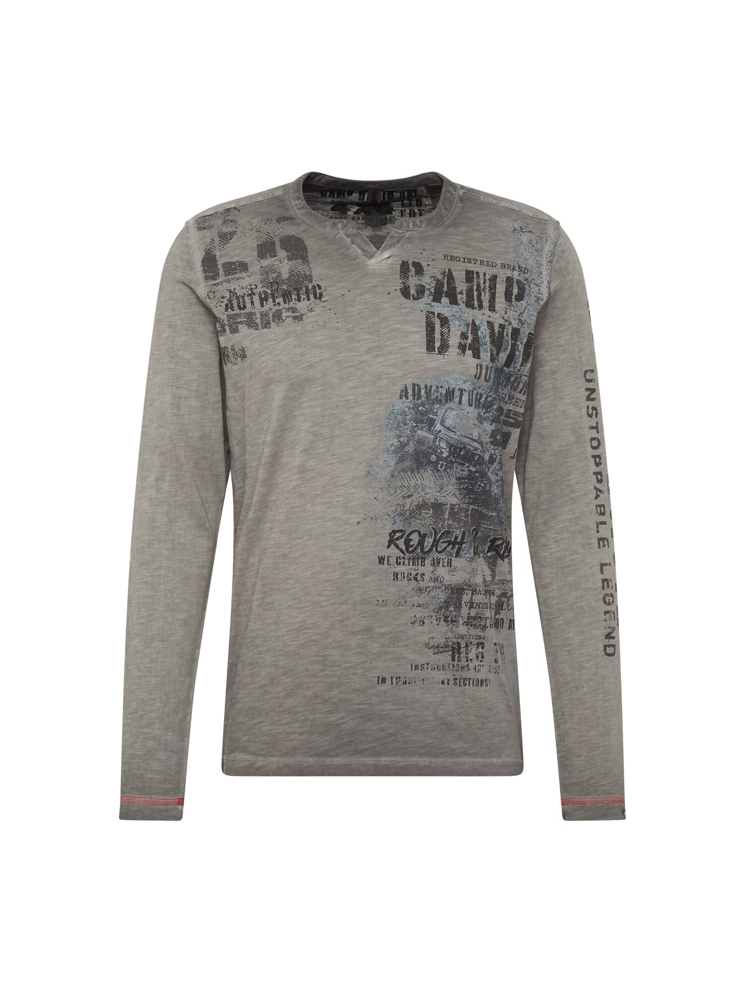 CAMP DAVID Tricou albastru / kaki / roz / negru - Pled.ro