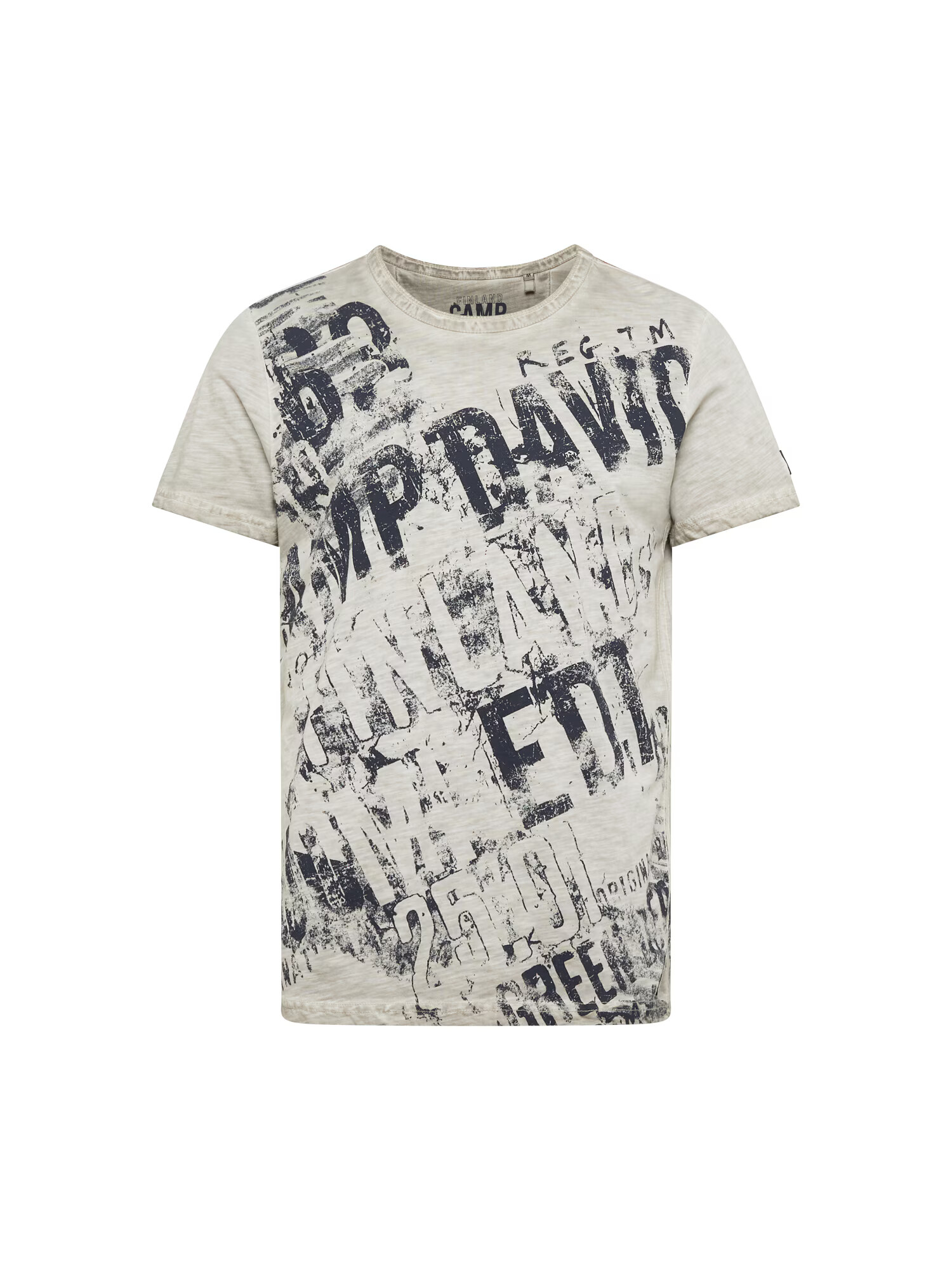 CAMP DAVID Tricou bleumarin / gri amestecat - Pled.ro