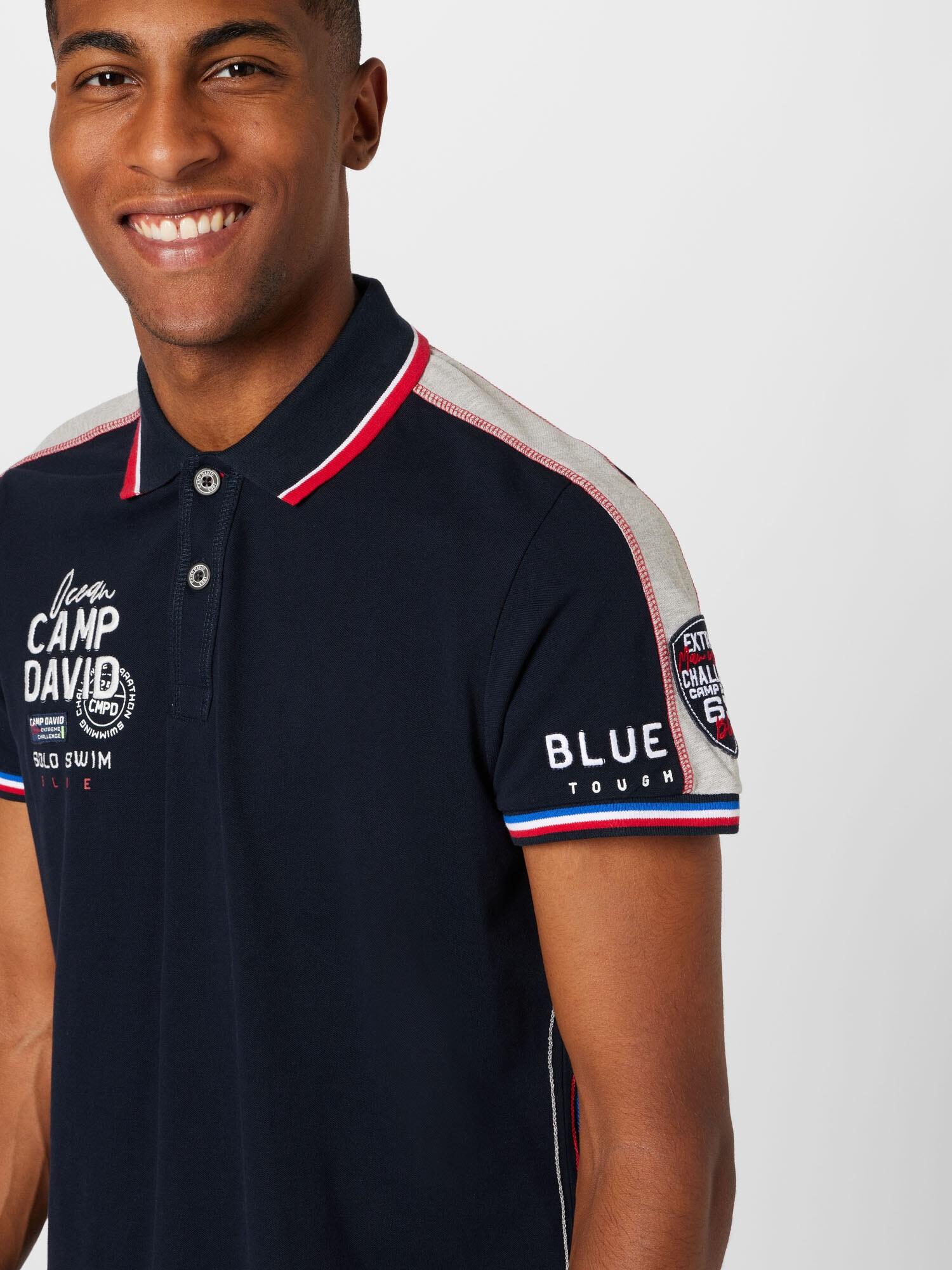 CAMP DAVID Tricou bleumarin / mai multe culori - Pled.ro