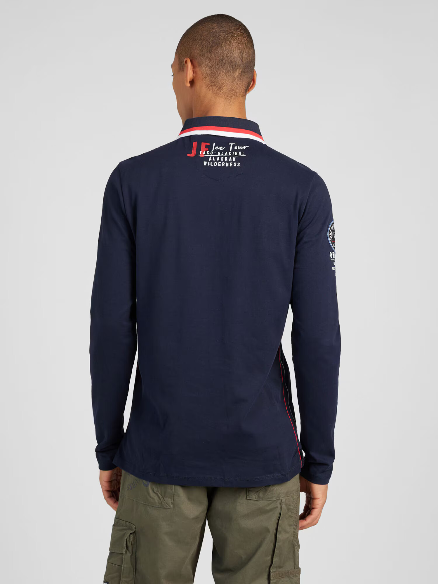 CAMP DAVID Tricou bleumarin / roșu / alb - Pled.ro