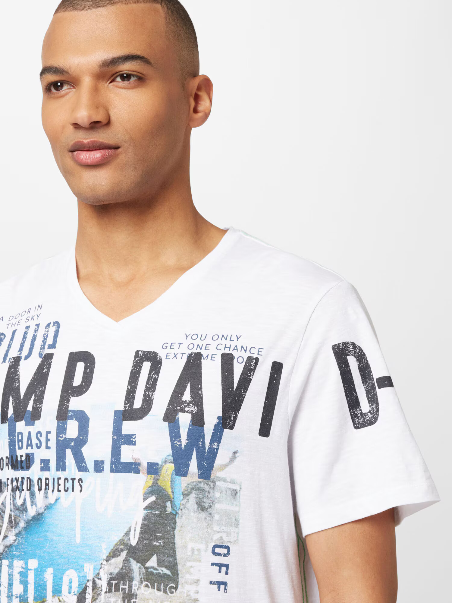 CAMP DAVID Tricou mai multe culori / alb - Pled.ro