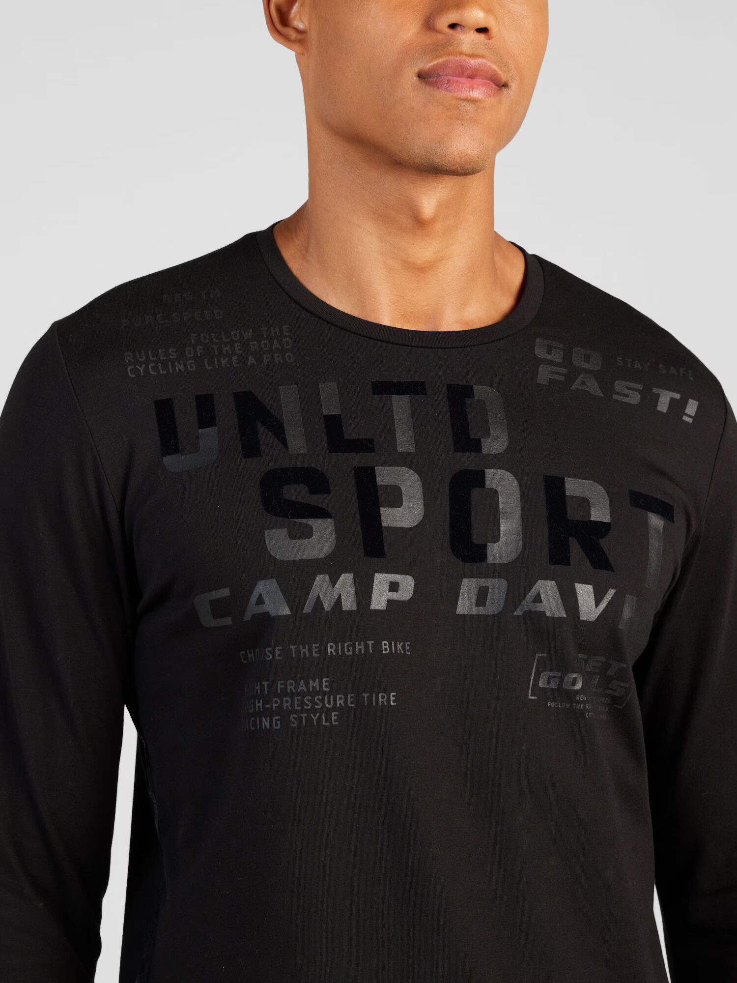 CAMP DAVID Tricou negru - Pled.ro