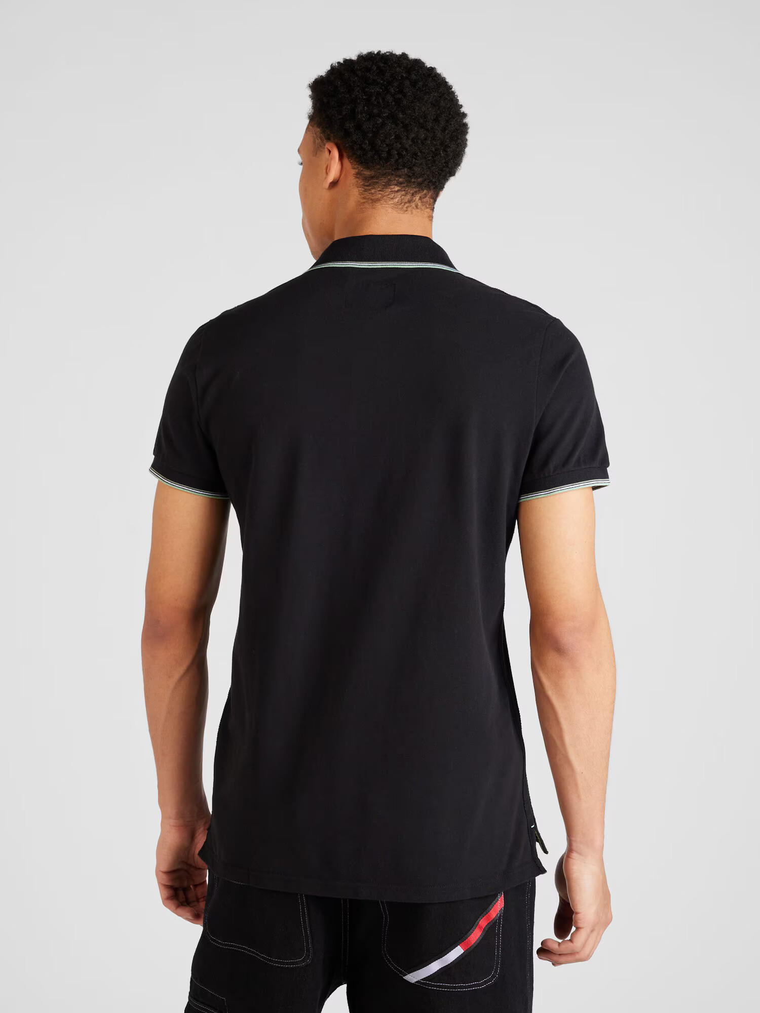 CAMP DAVID Tricou negru / alb - Pled.ro