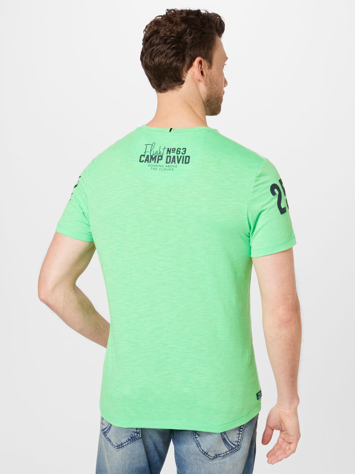 CAMP DAVID Tricou verde deschis / mai multe culori - Pled.ro