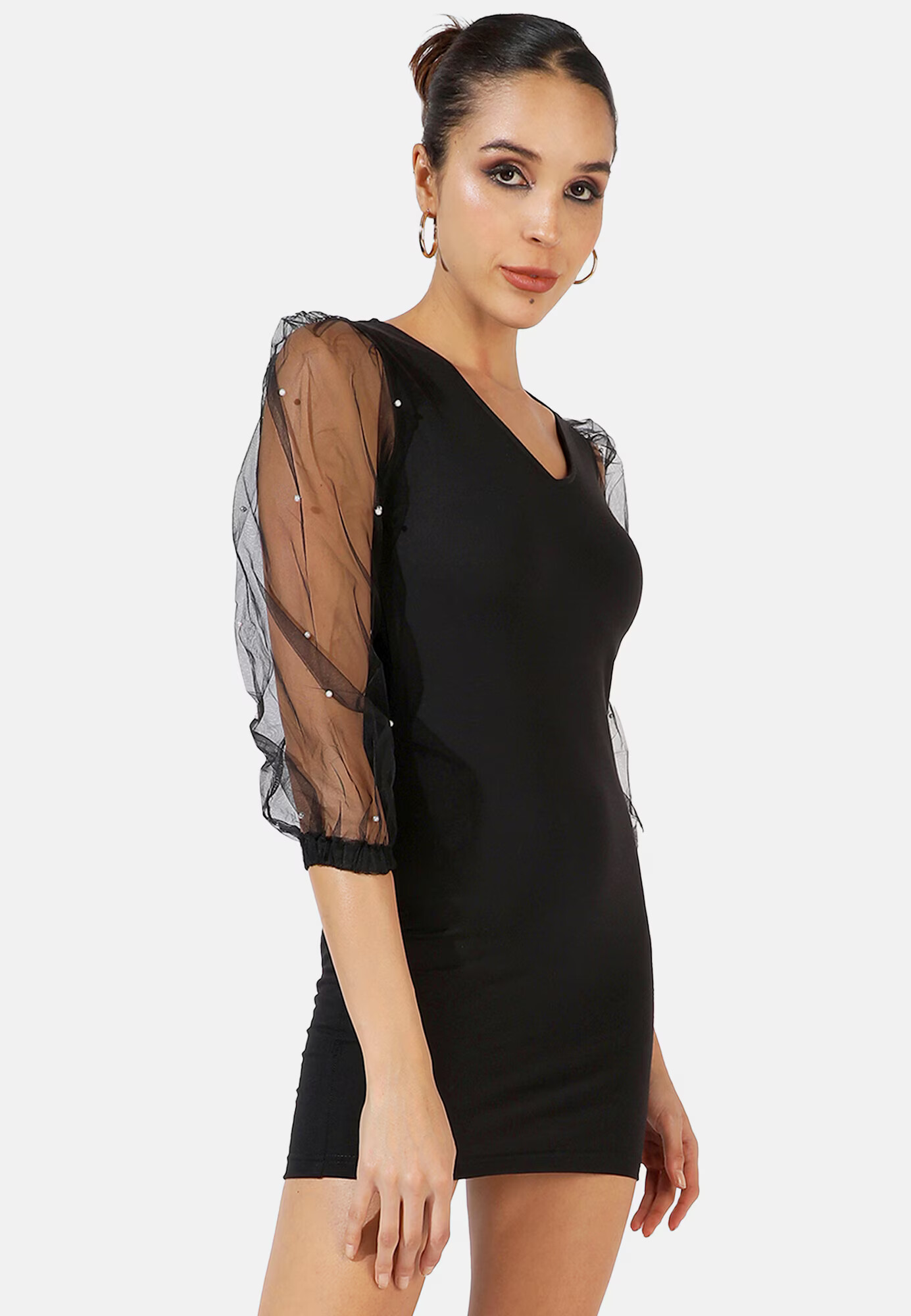 Campus Sutra Rochie de cocktail 'Aida' negru - Pled.ro