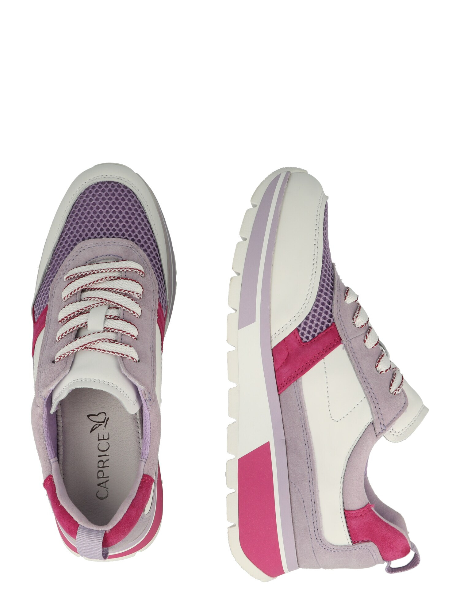 CAPRICE Sneaker low lila / mov zmeură / alb - Pled.ro