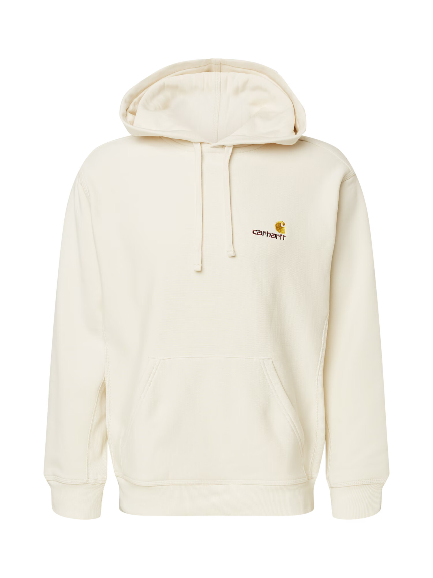 Carhartt WIP Bluză de molton 'American Script' bej / maro - Pled.ro