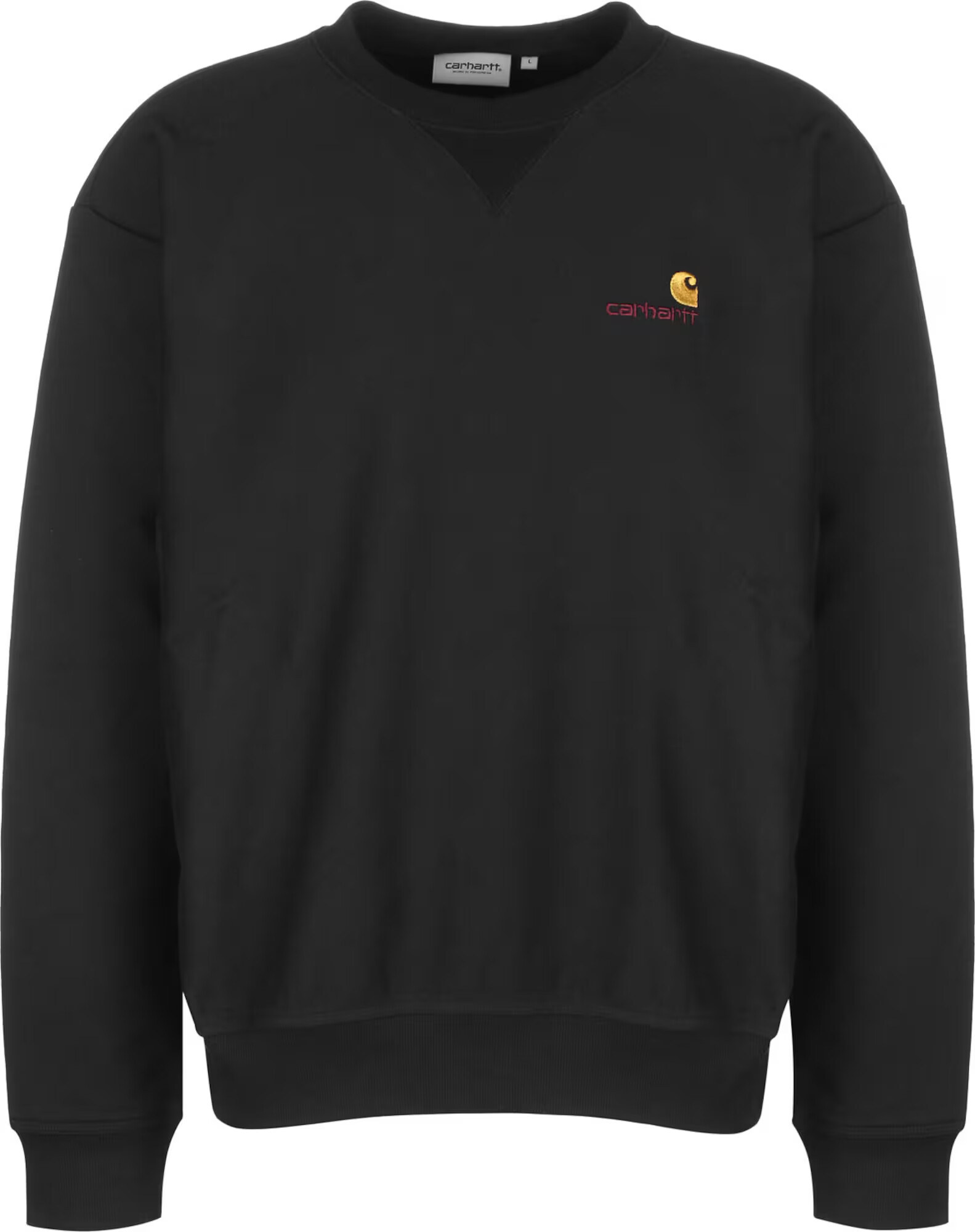 Carhartt WIP Bluză de molton 'American Script' negru - Pled.ro