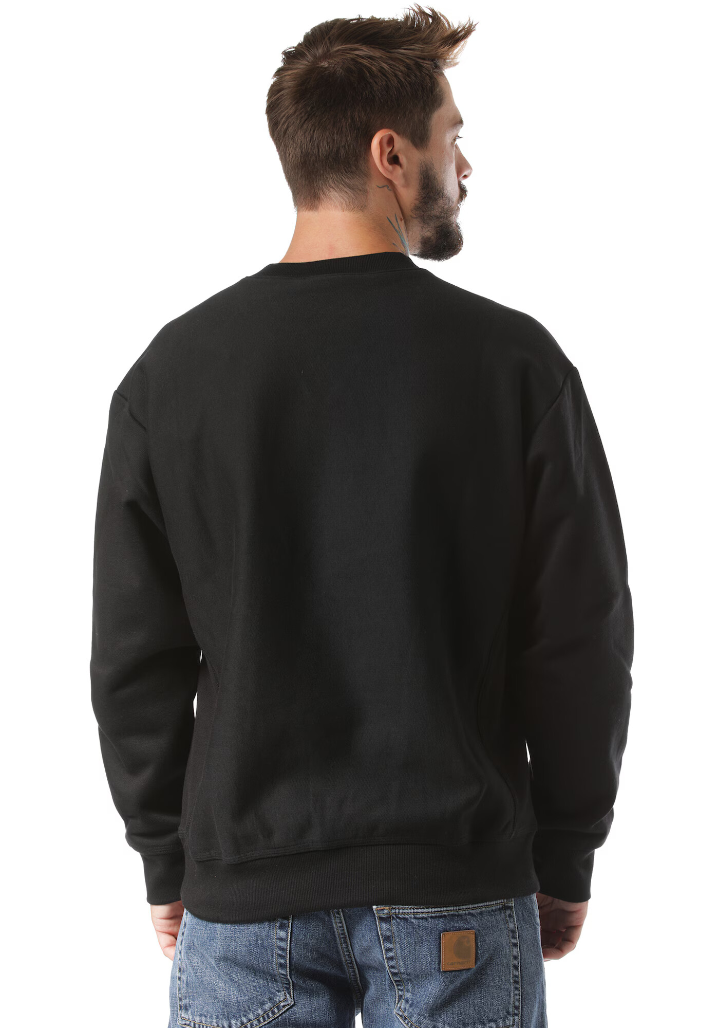 Carhartt WIP Bluză de molton 'American Script' negru - Pled.ro