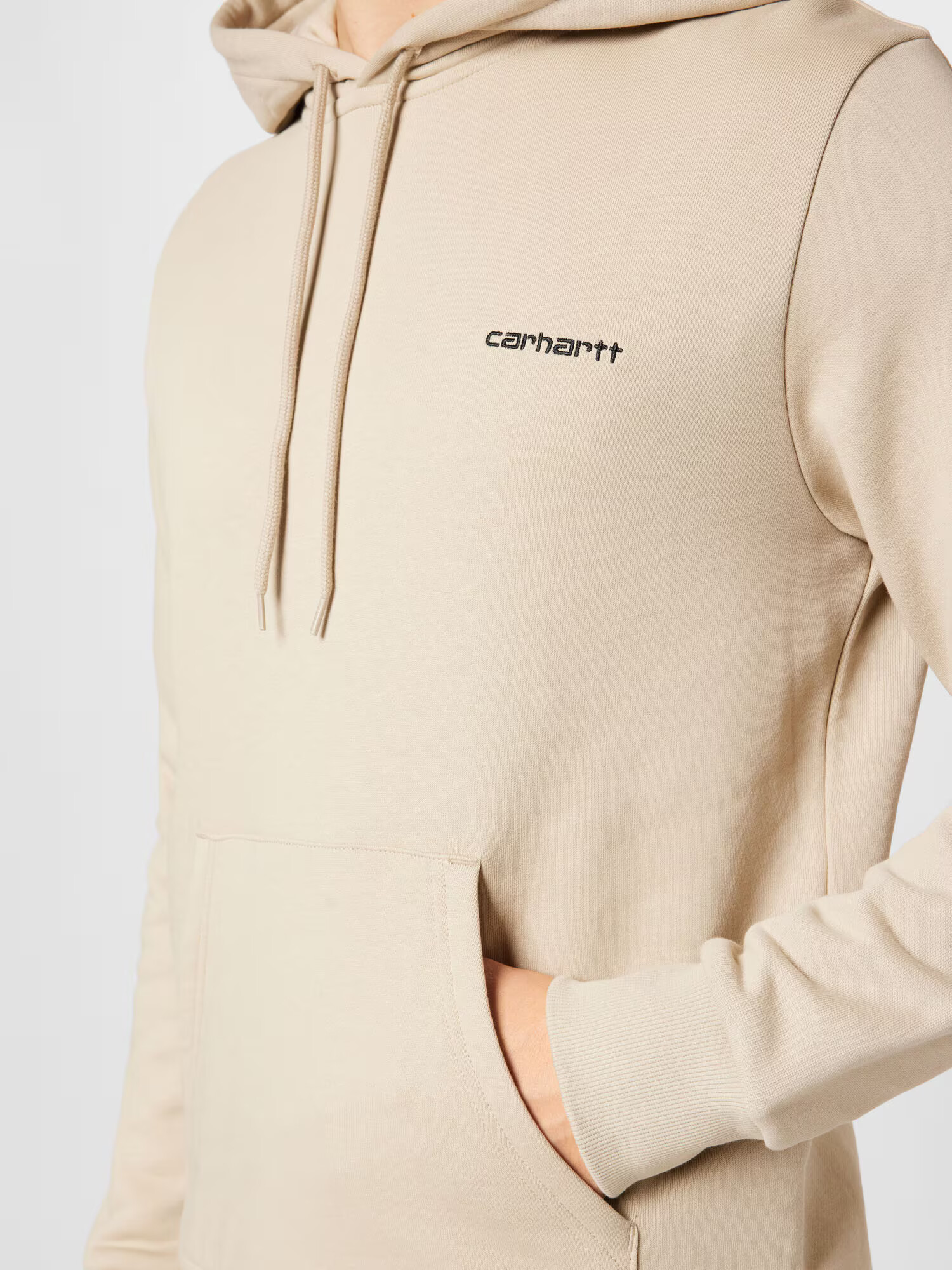 Carhartt WIP Bluză de molton bej / negru - Pled.ro