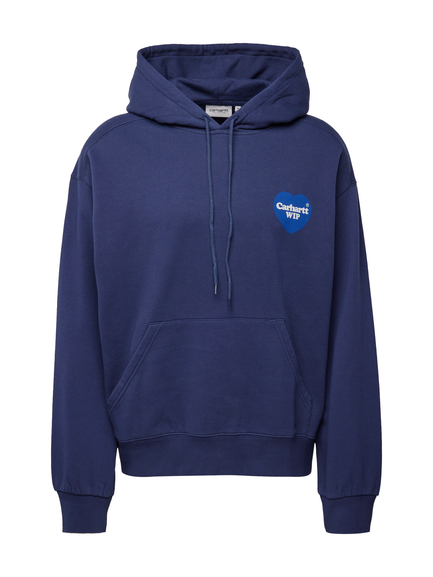 Carhartt WIP Bluză de molton bleumarin / alb - Pled.ro