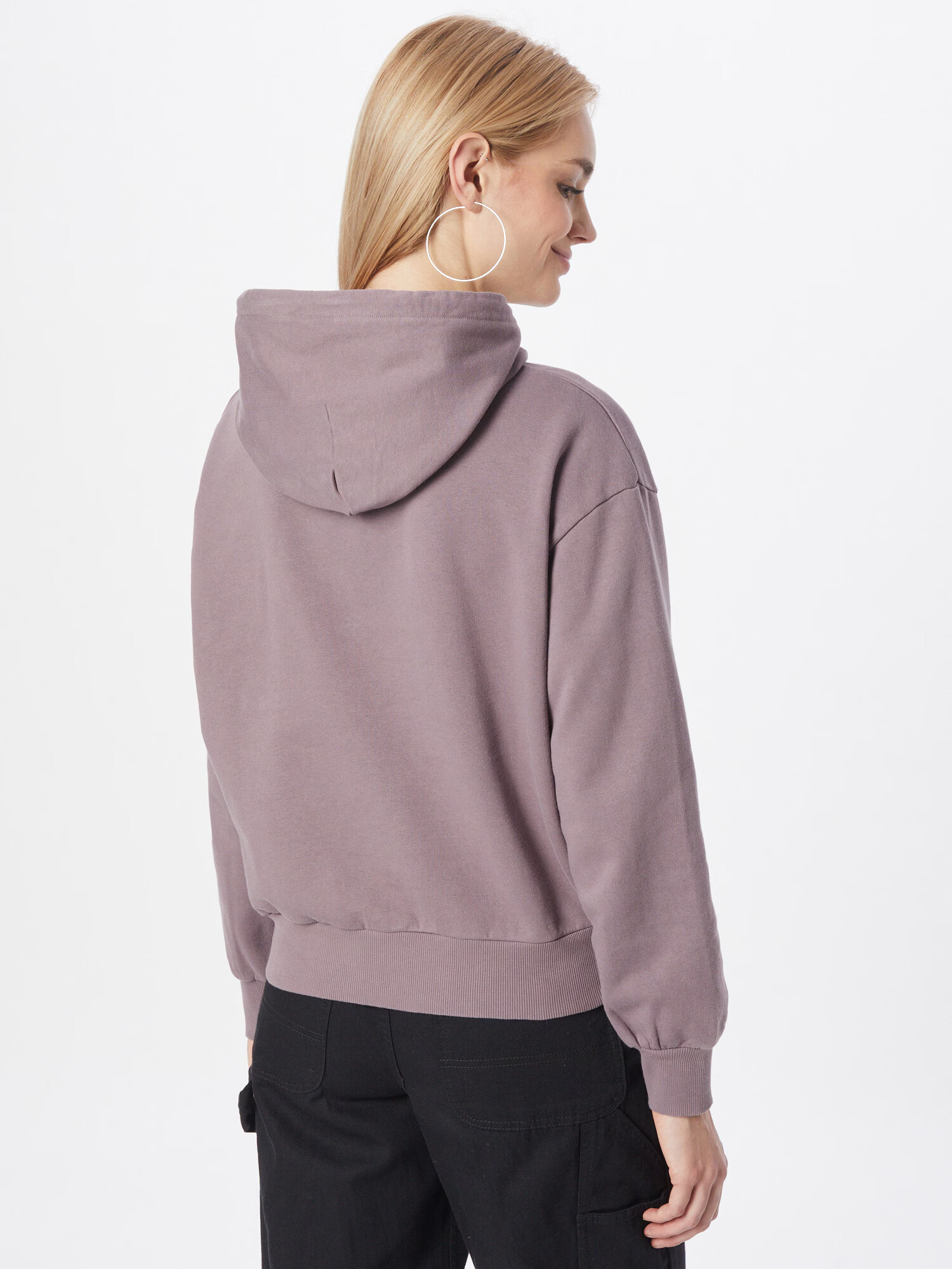 Carhartt WIP Bluză de molton 'Casey' mauve / alb - Pled.ro