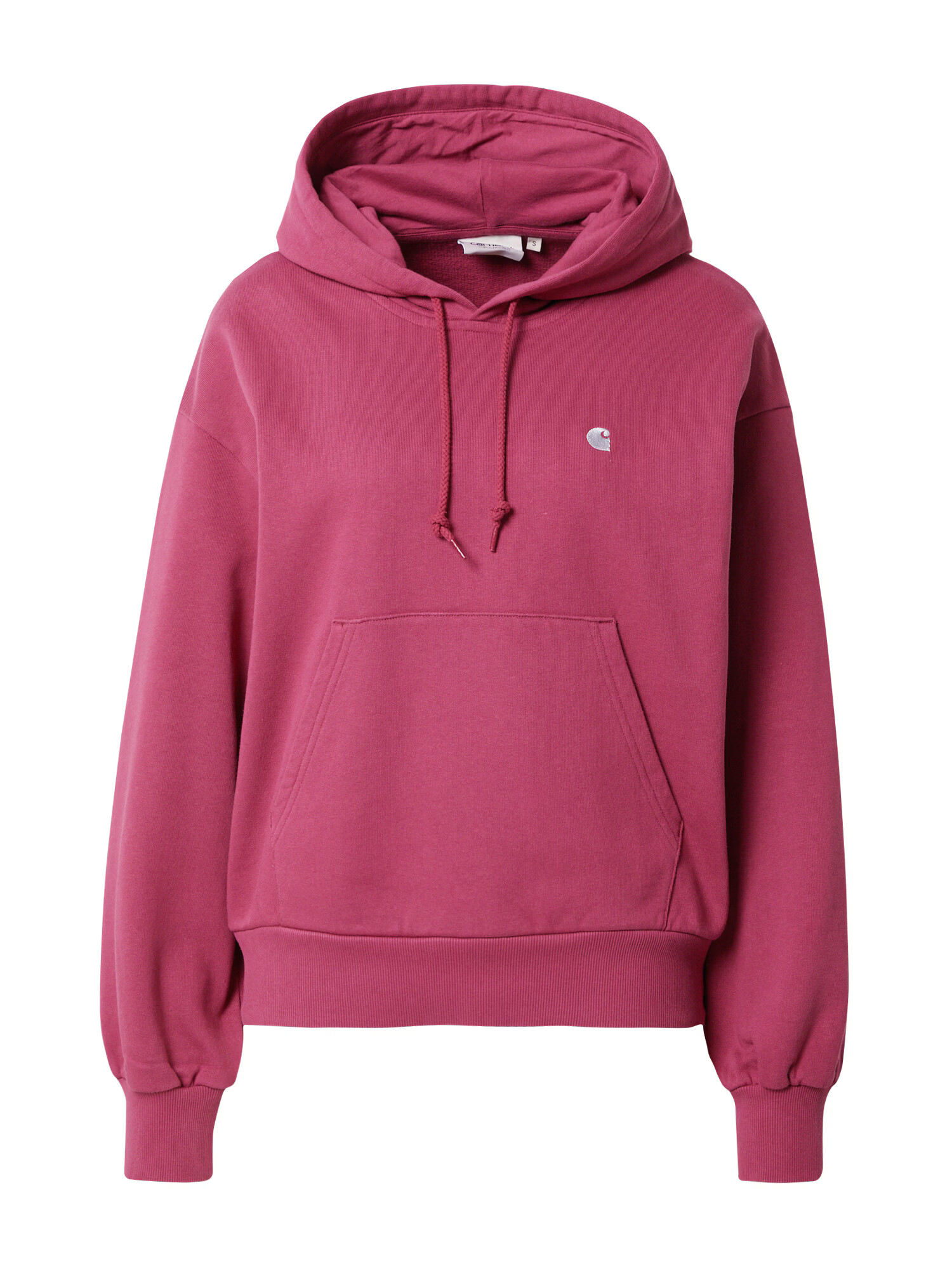 Carhartt WIP Bluză de molton 'Casey' roz zmeură / rosé / alb - Pled.ro