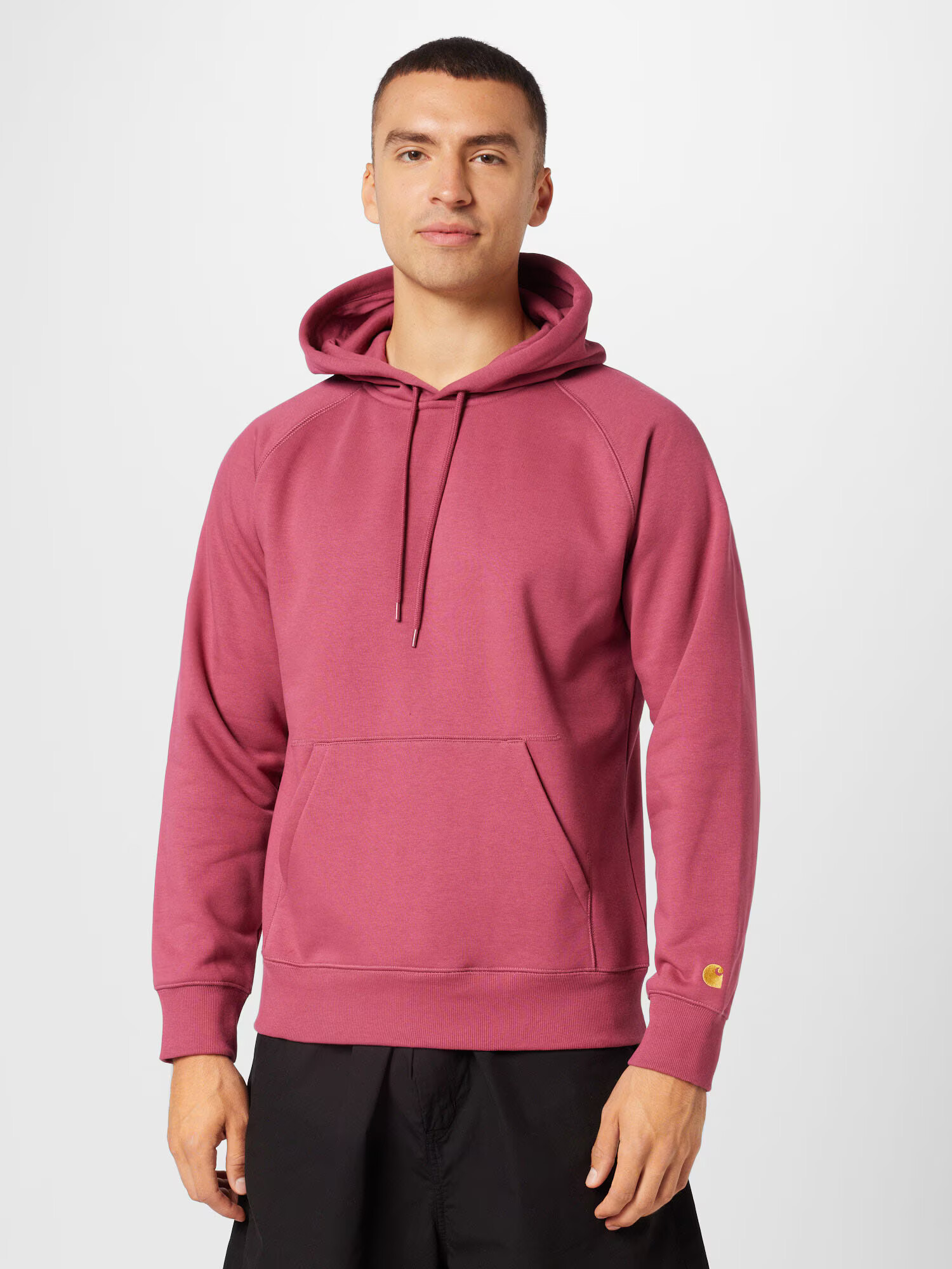 Carhartt WIP Bluză de molton 'Chase' auriu / fucsia - Pled.ro