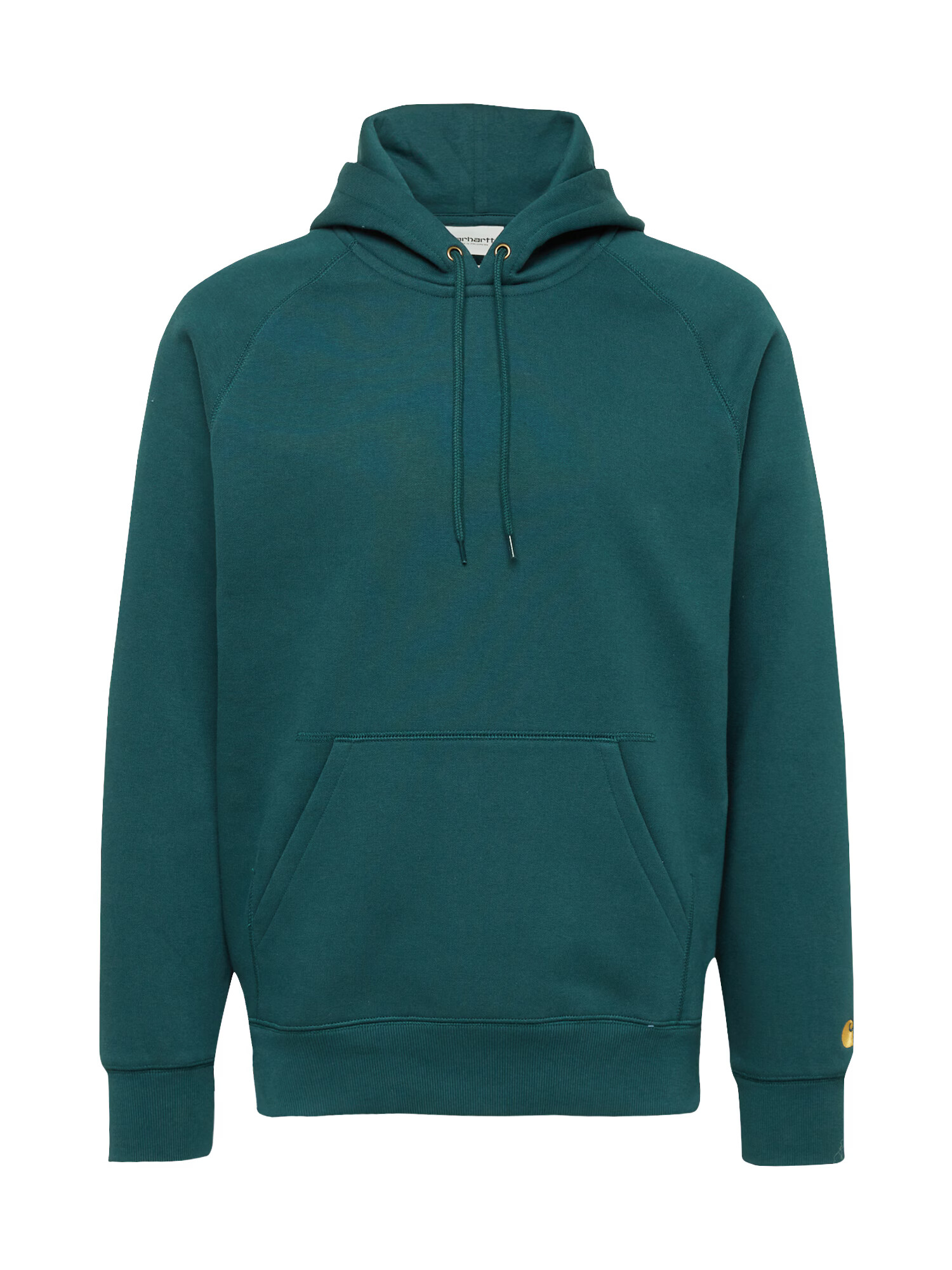 Carhartt WIP Bluză de molton 'Chase' galben curry / verde smarald - Pled.ro