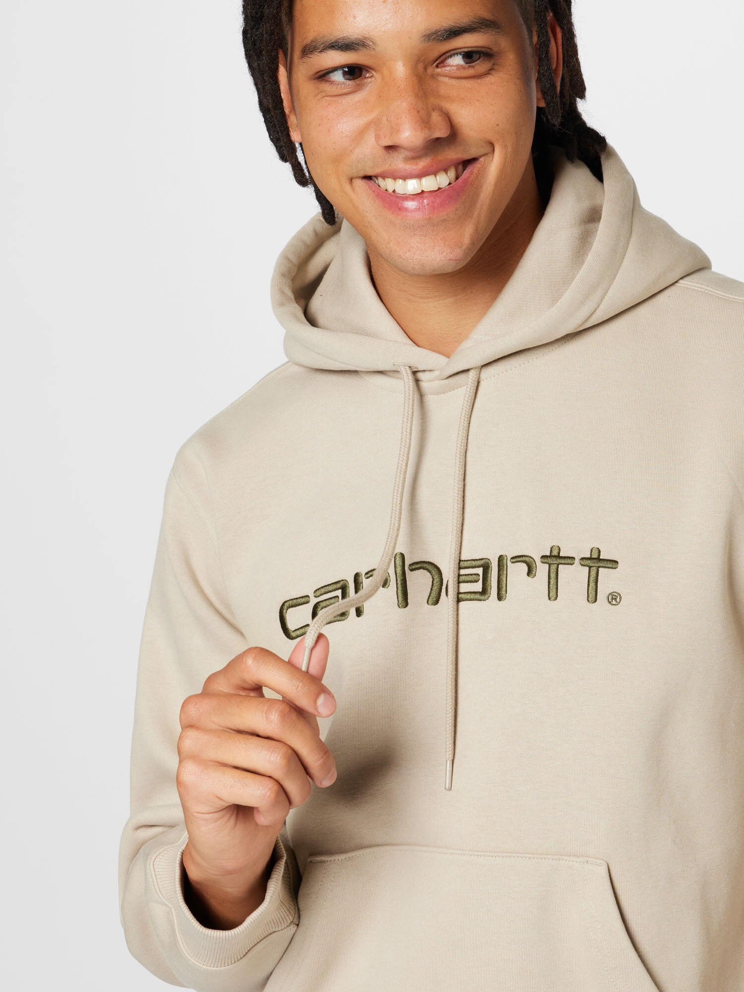 Carhartt WIP Bluză de molton ecru - Pled.ro