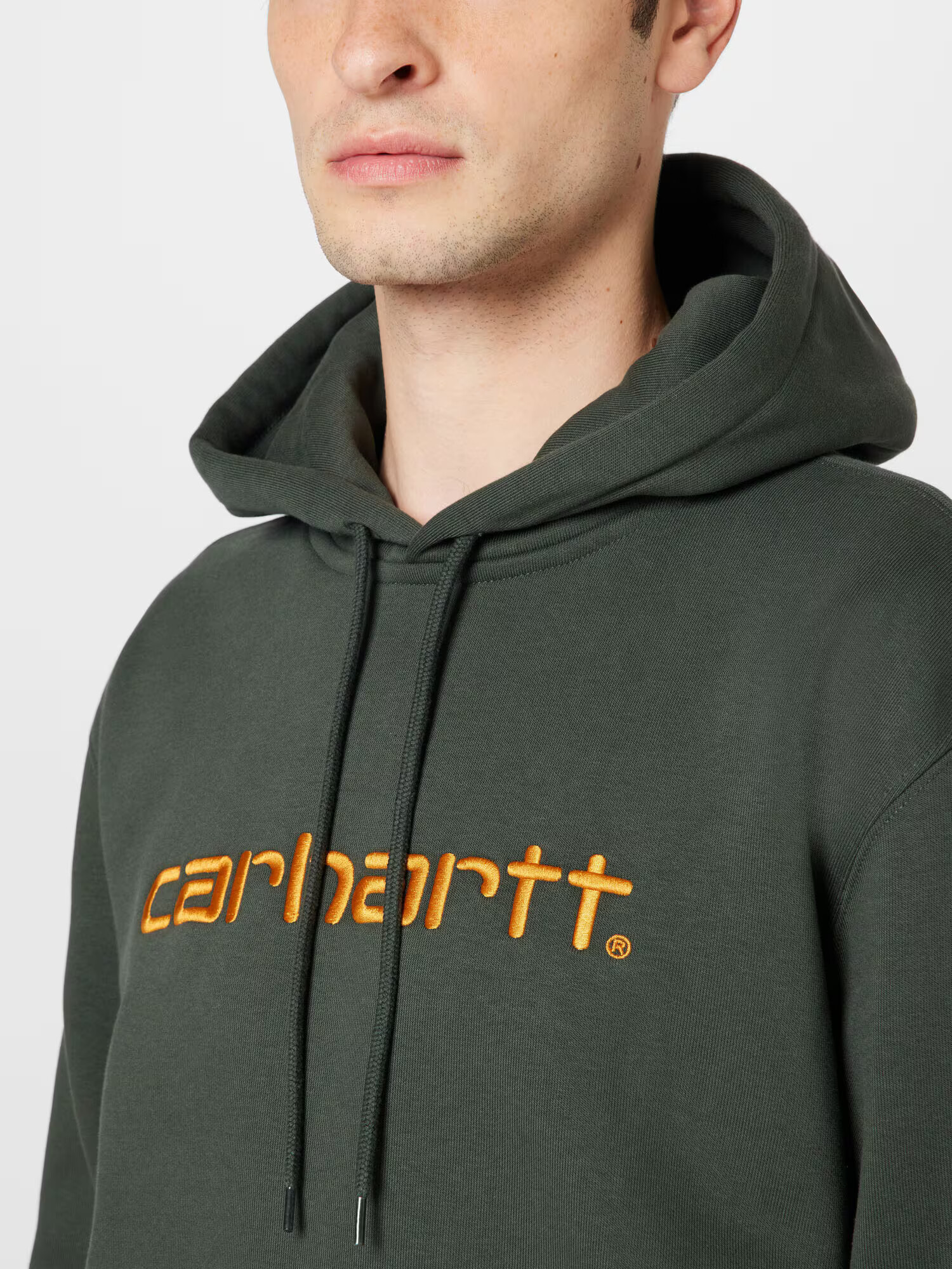 Carhartt WIP Bluză de molton galben auriu / gri închis - Pled.ro