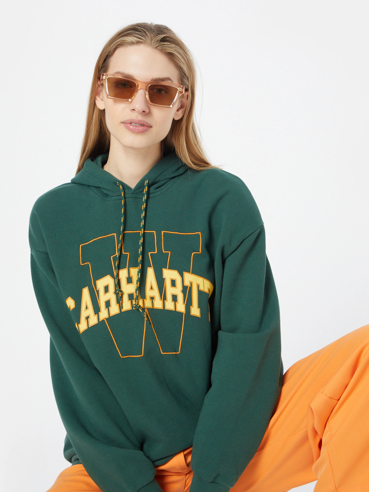 Carhartt WIP Bluză de molton galben / verde pin - Pled.ro