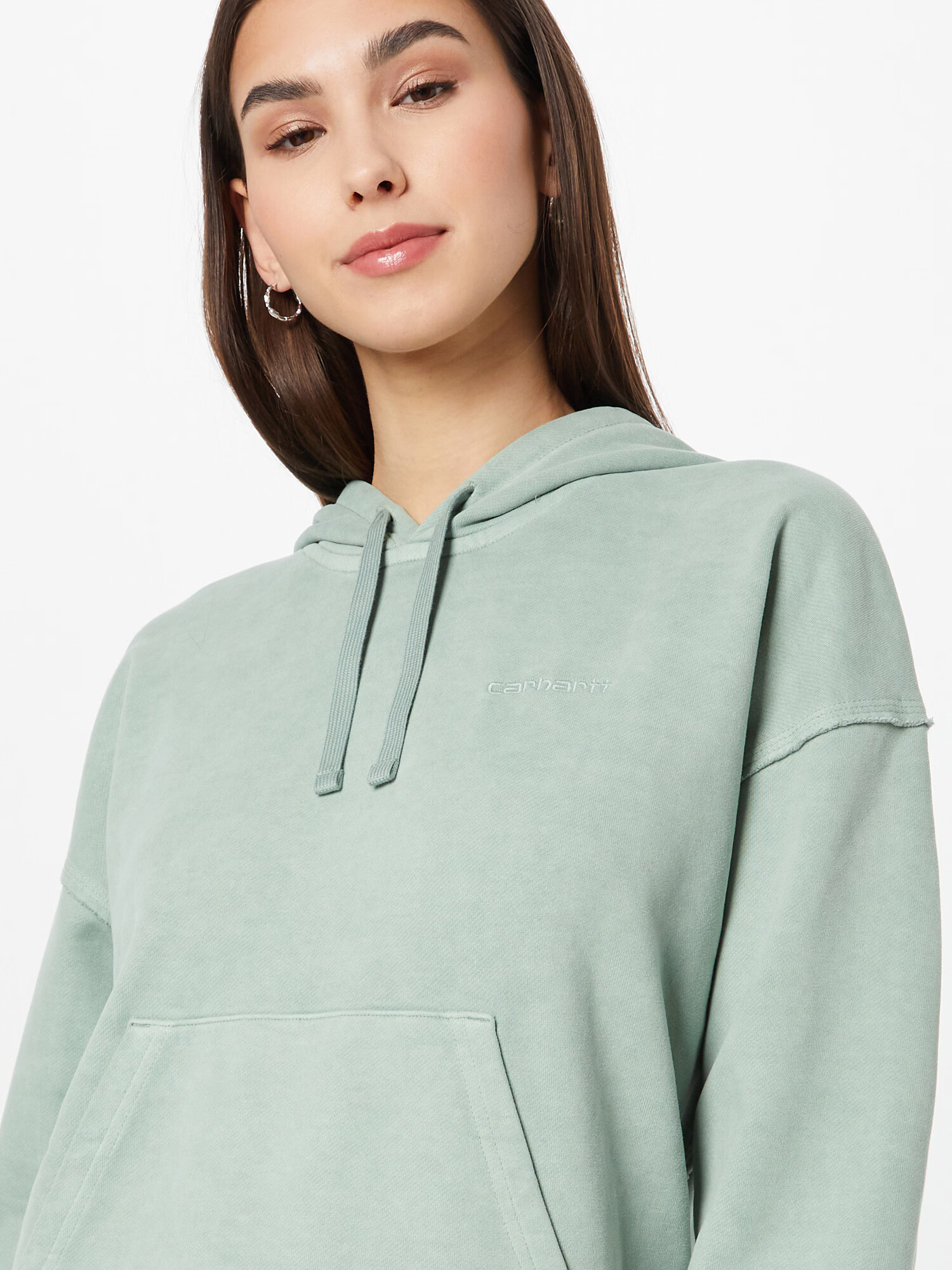 Carhartt WIP Bluză de molton 'Marfa' verde pastel - Pled.ro