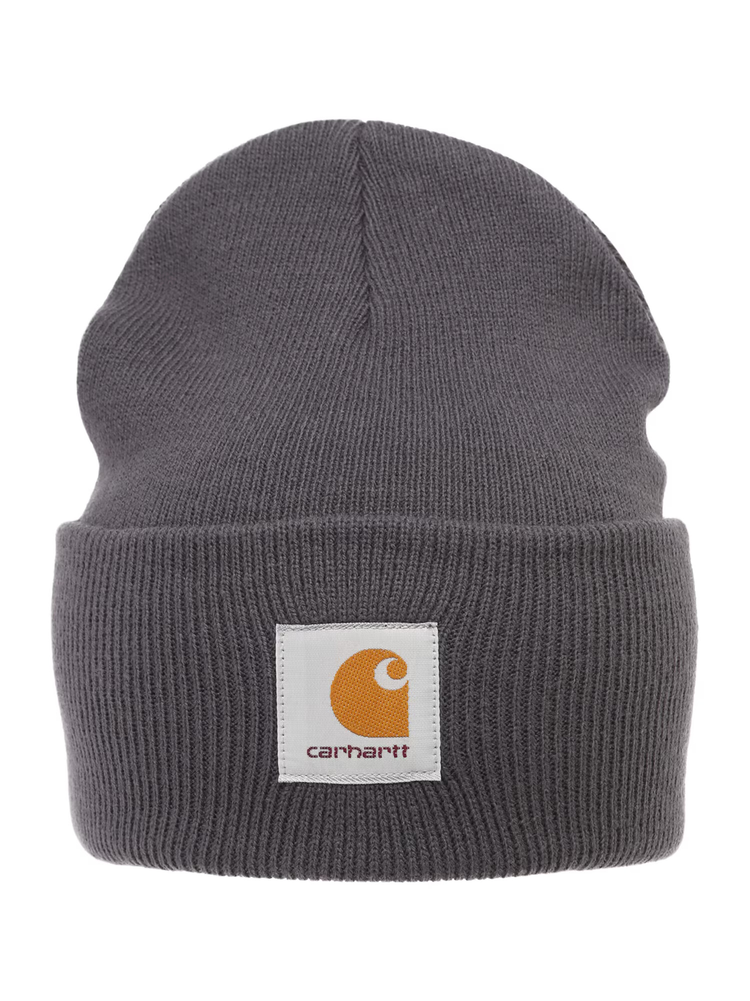 Carhartt WIP Căciulă gri grafit / portocaliu / alb - Pled.ro