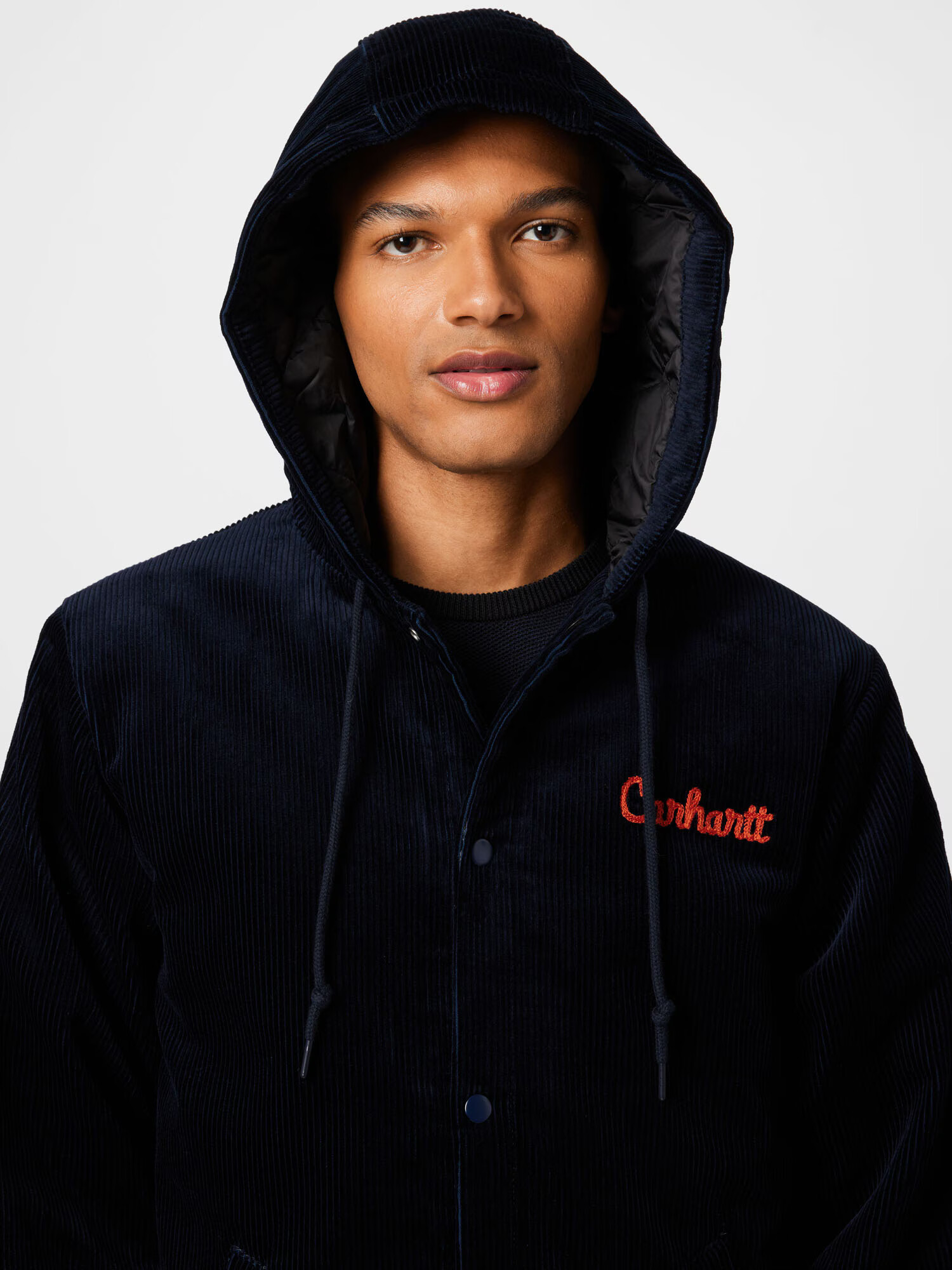 Carhartt WIP Geacă de primăvară-toamnă 'Dennis' bleumarin / arămiu - Pled.ro