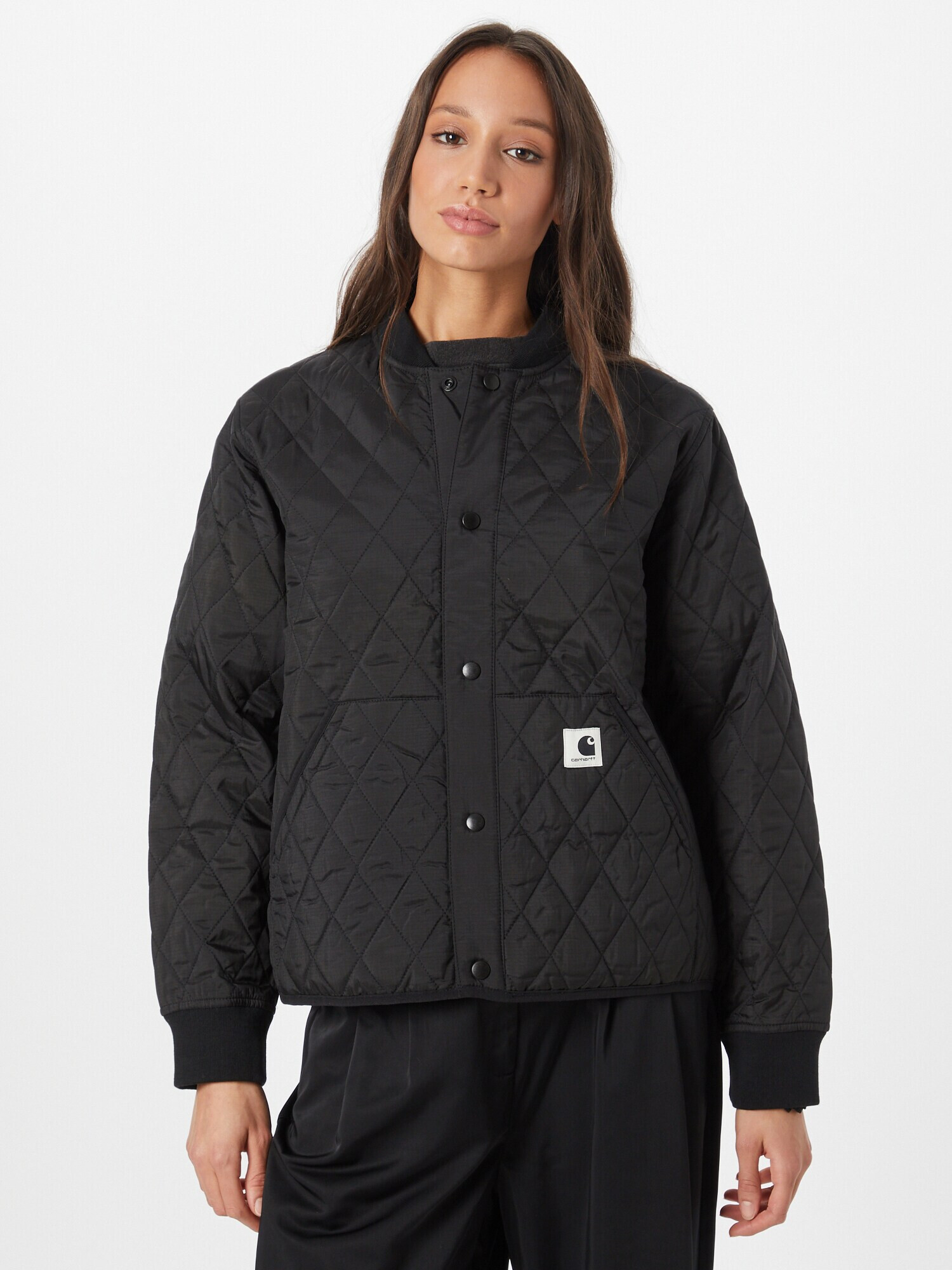 Carhartt WIP Geacă de primăvară-toamnă 'Farrow' negru - Pled.ro