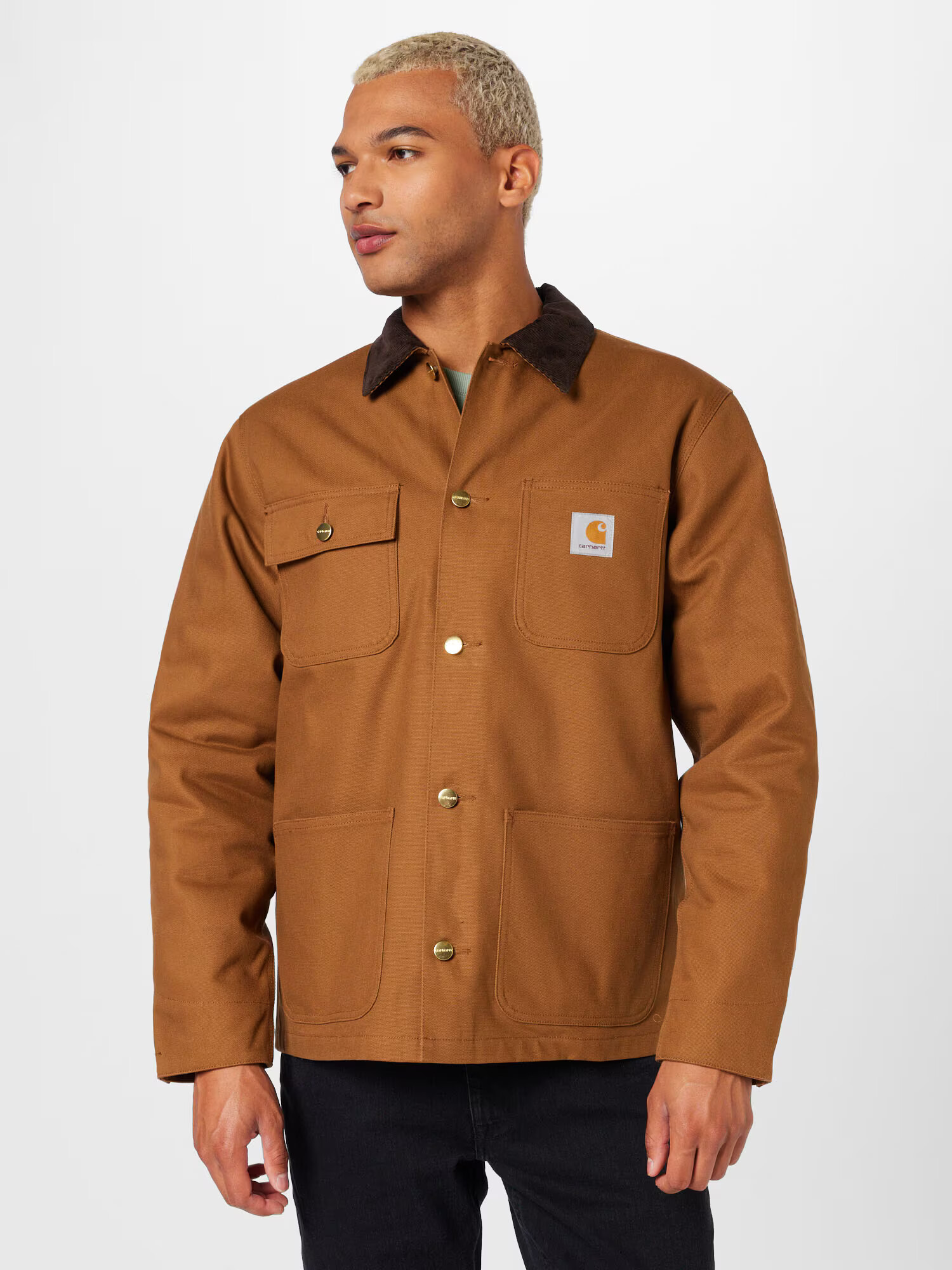 Carhartt WIP Geacă de primăvară-toamnă 'Michigan' maro caramel / ciocolatiu - Pled.ro