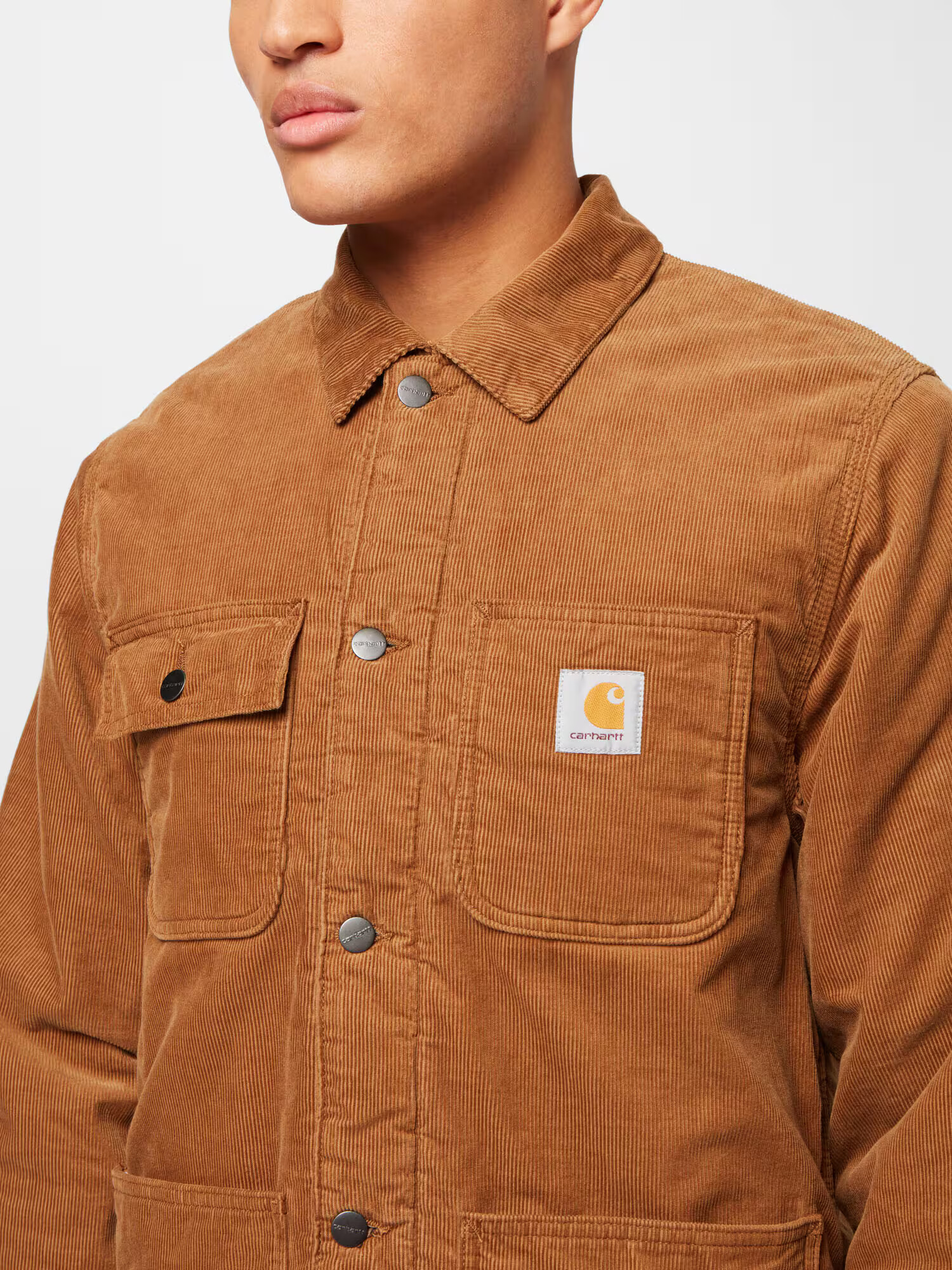 Carhartt WIP Geacă de primăvară-toamnă 'Michigan' maro coniac - Pled.ro